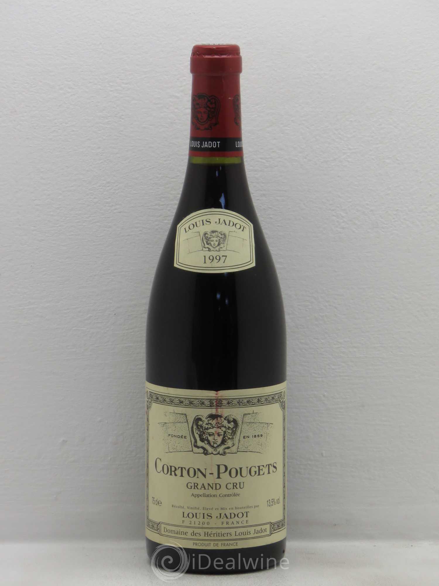 Corton Grand Cru Pougets Maison Louis Jadot 1997 - Lot de 1 bouteille - 0