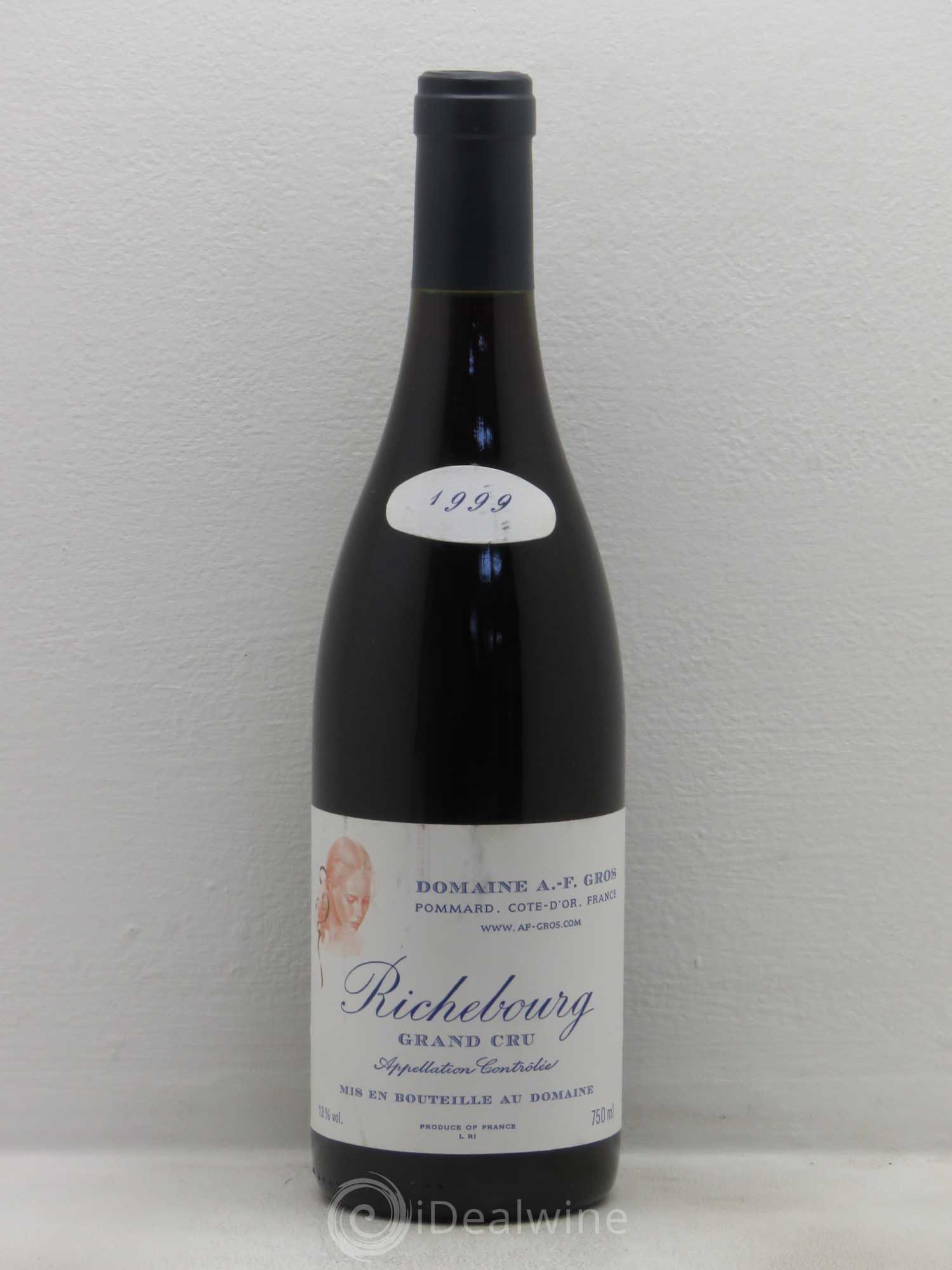 Richebourg Grand Cru A.-F. Gros 1999 - Lot de 1 bouteille - 0