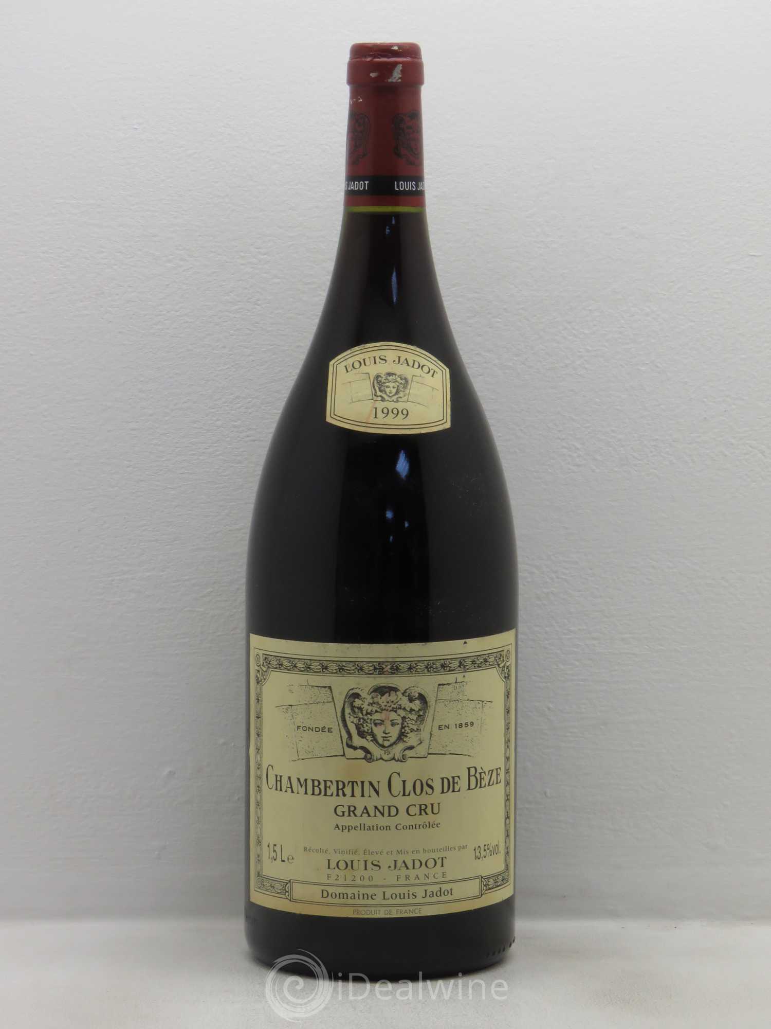 Chambertin Clos de Bèze Grand Cru Domaine Louis Jadot 1999 - Lot de 1 magnum - 0
