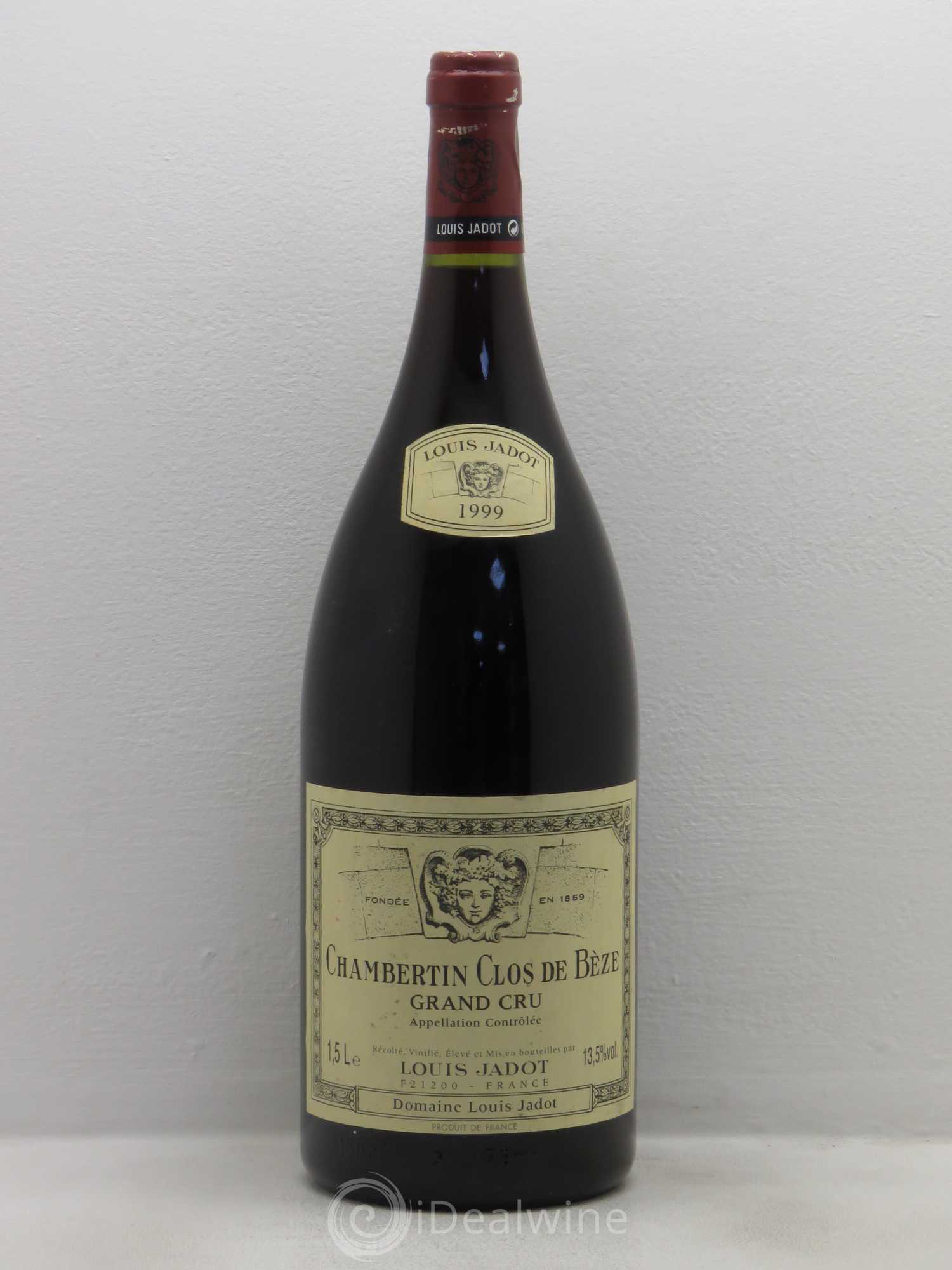 Chambertin Clos de Bèze Grand Cru Domaine Louis Jadot 1999 - Lot de 1 magnum - 0