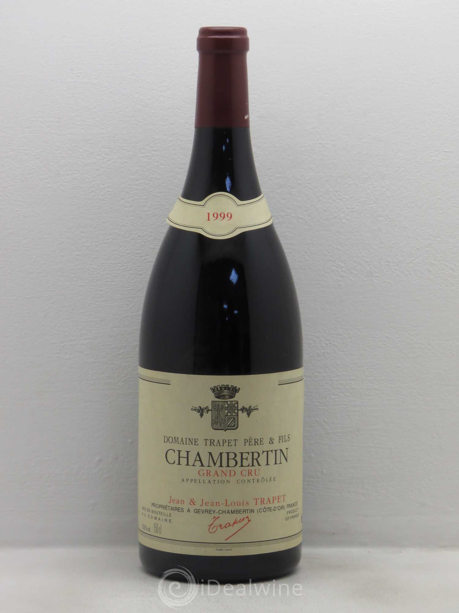 Chambertin Grand Cru Domaine Trapet 1999 - Lot de 1 magnum - 0