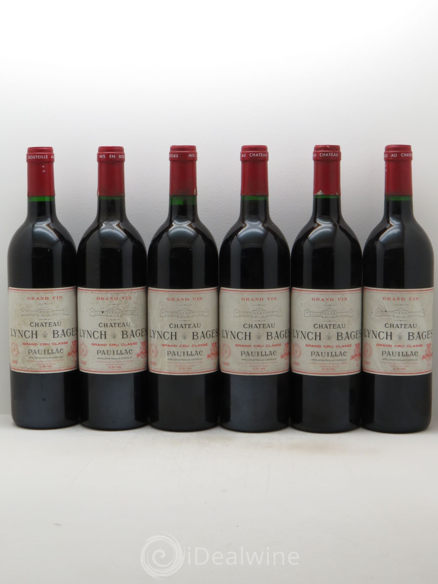 Château Lynch Bages 5ème Grand Cru Classé 1989 - Lot de 6 bouteilles - 0