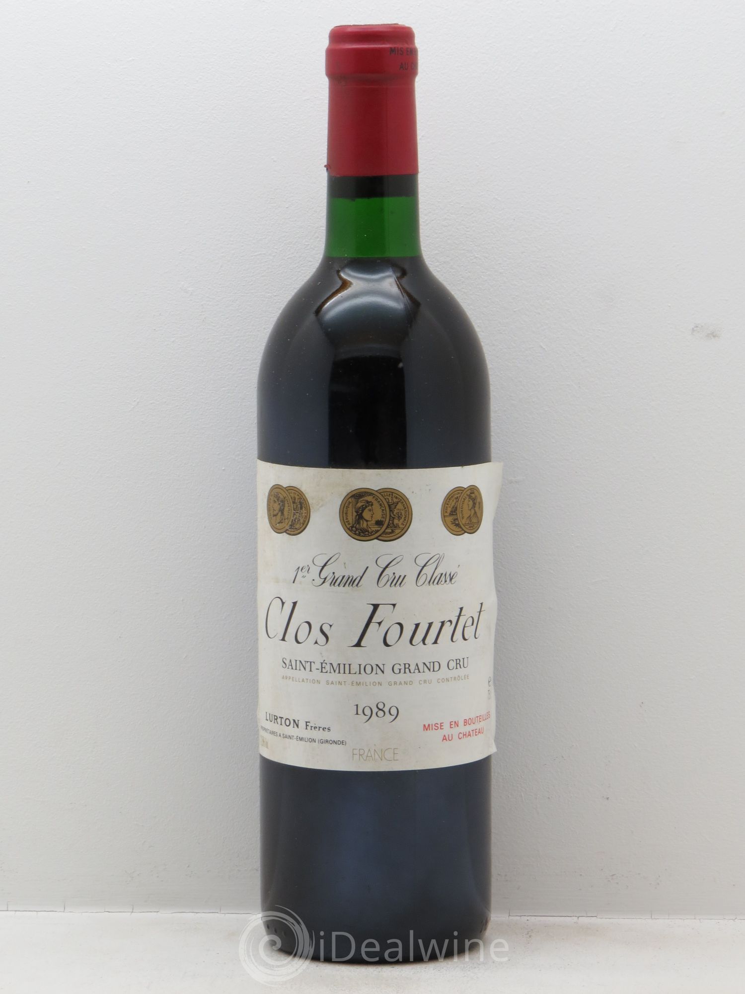 Clos Fourtet 1er Grand Cru Classé B 1989 - Lot de 6 bouteilles - 0