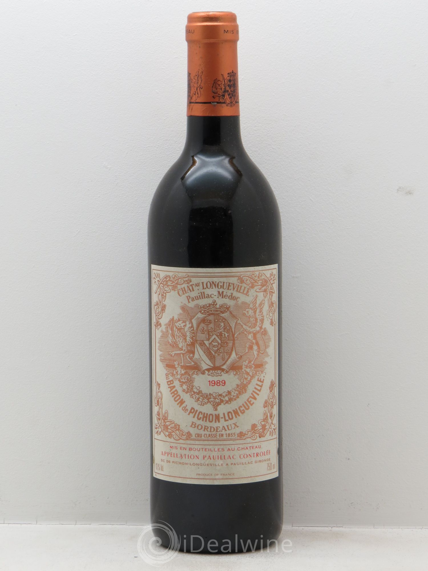 Pichon Longueville Baron 2ème Grand Cru Classé 1989 - Lot de 6 bouteilles - 0