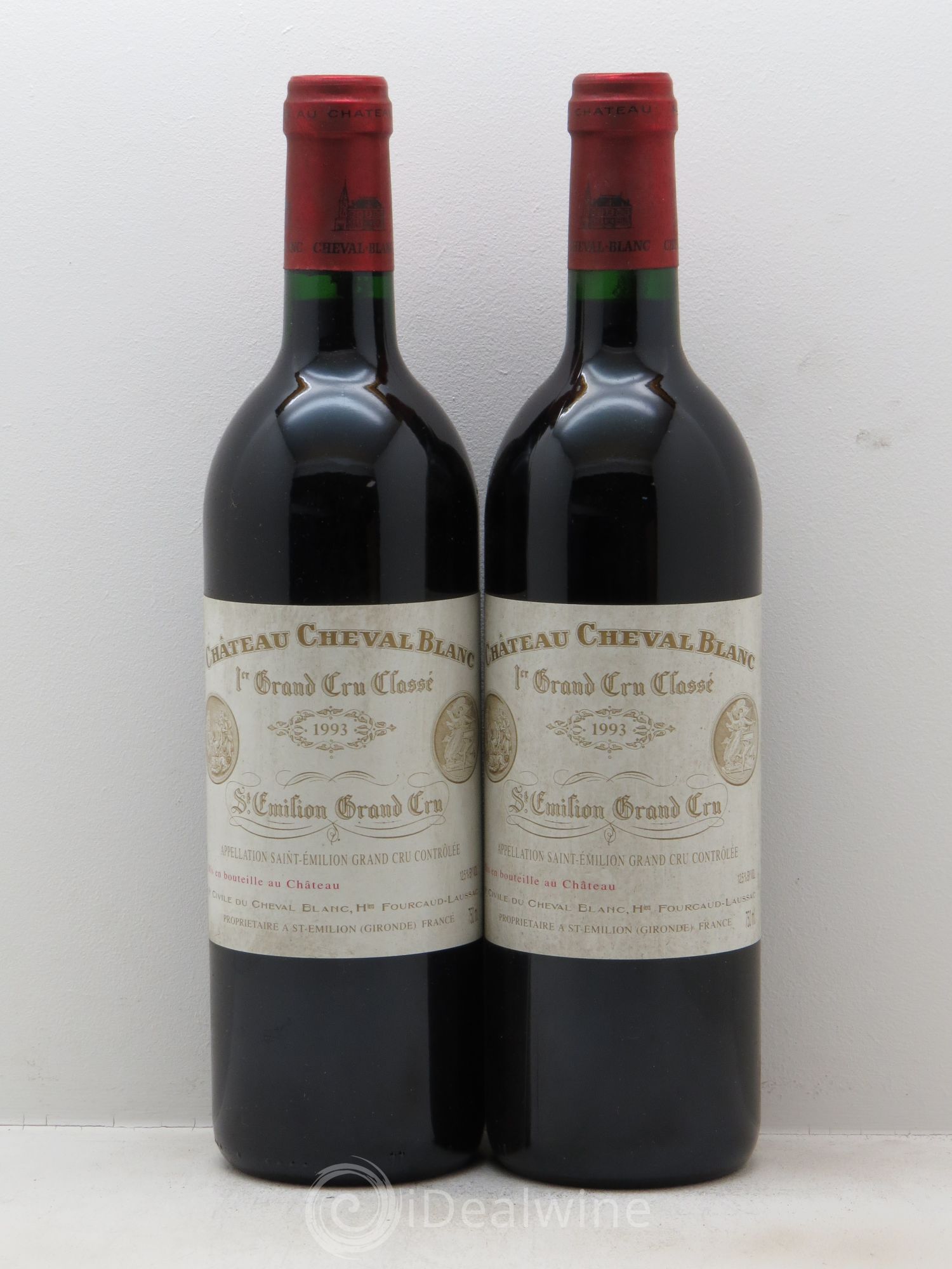 Château Cheval Blanc 1er Grand Cru Classé A 1993 - Lot de 6 bouteilles - 1