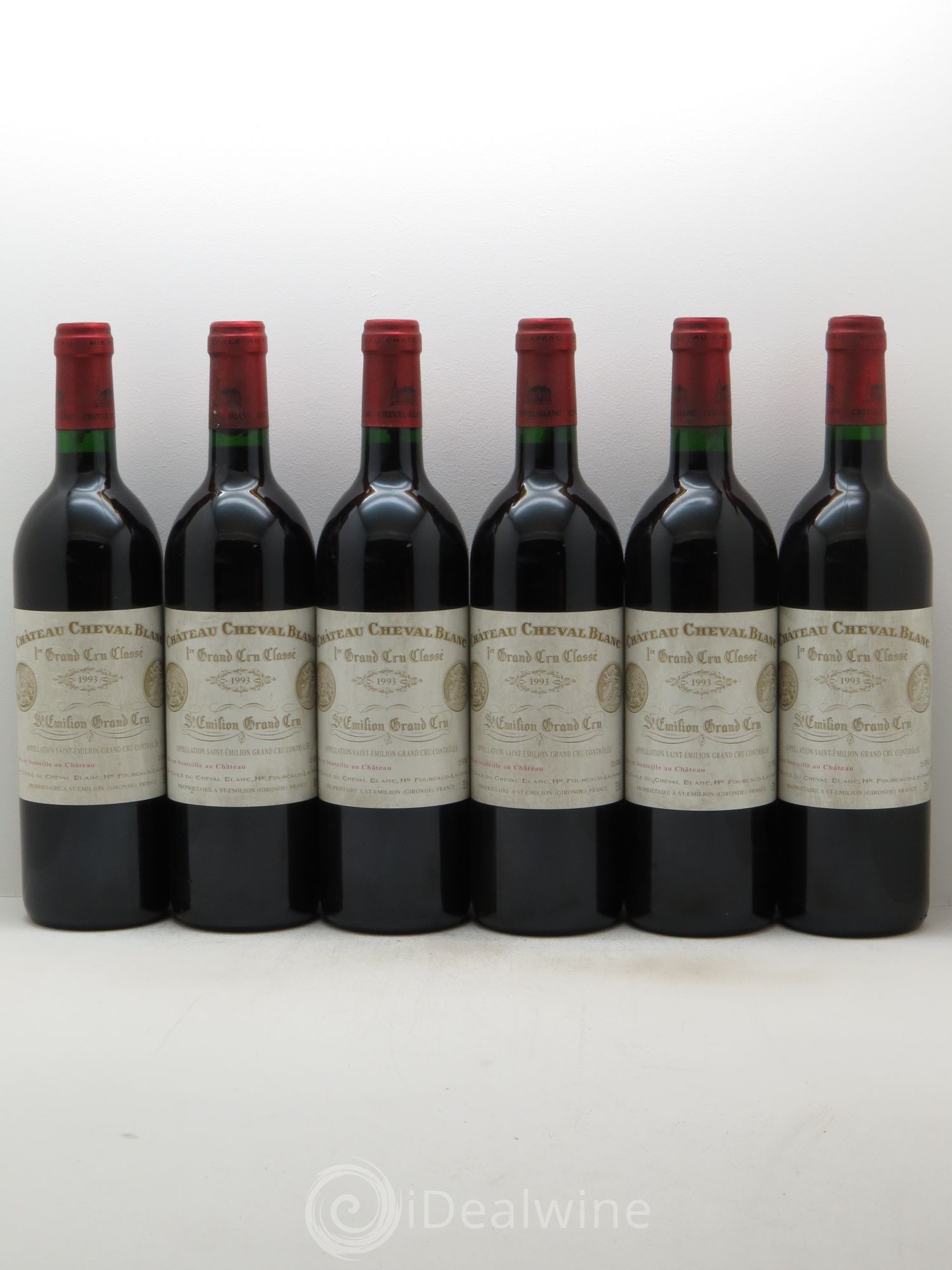 Château Cheval Blanc 1er Grand Cru Classé A 1993 - Lot de 6 bouteilles - 0