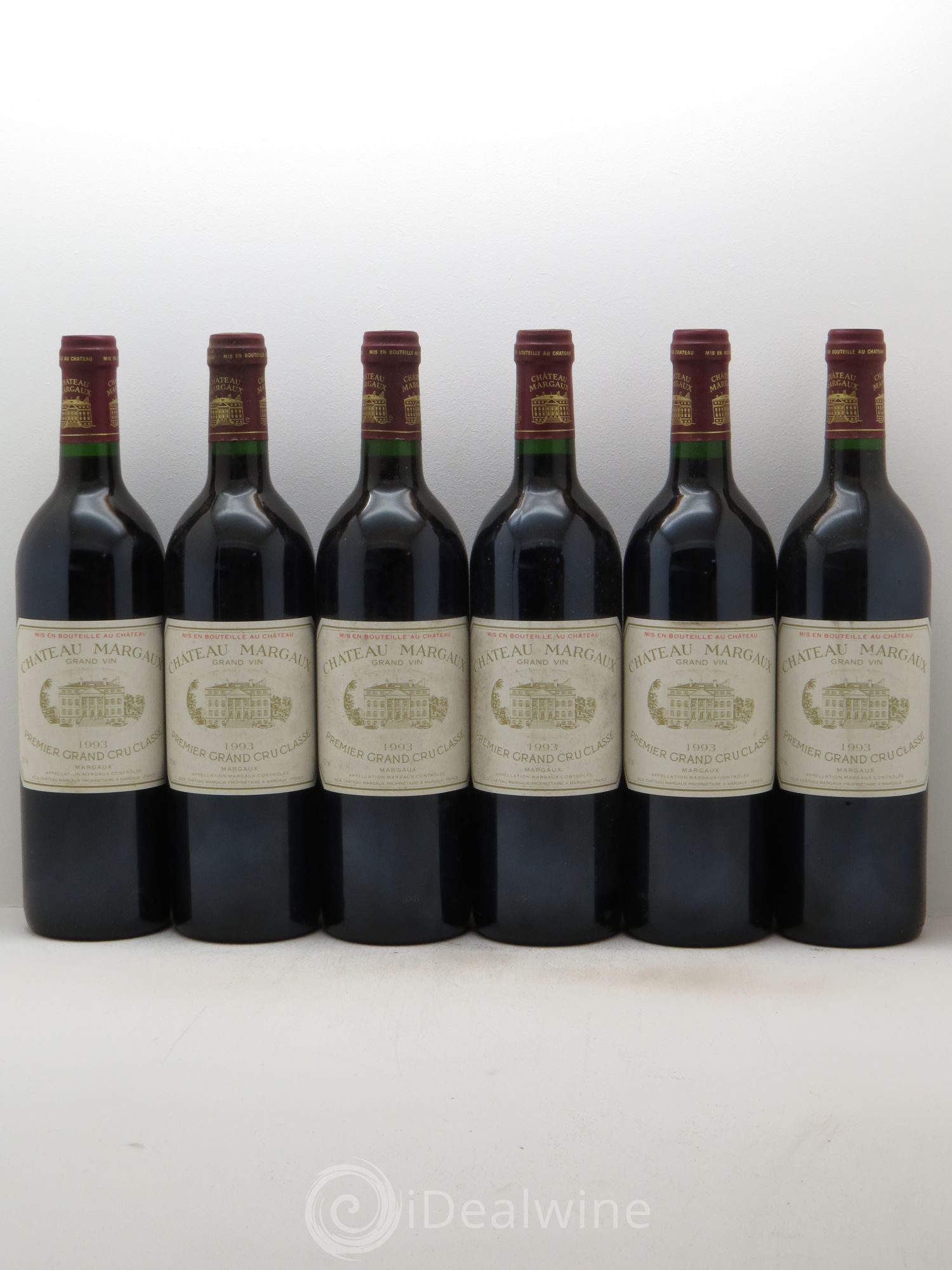 Château Margaux 1er Grand Cru Classé 1993 - Lot de 6 bouteilles - 0