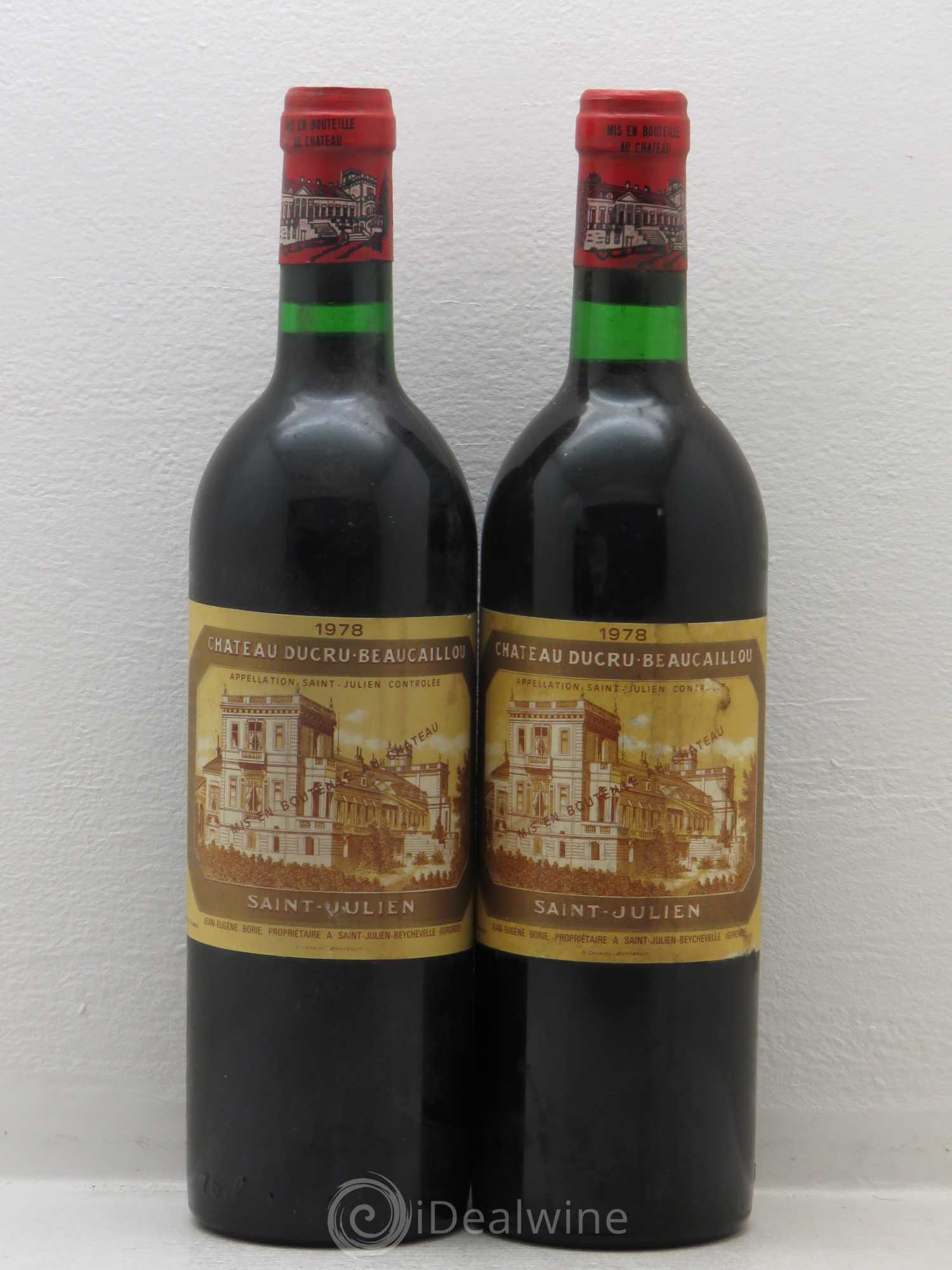 Château Ducru Beaucaillou 2ème Grand Cru Classé 1978 - Lot de 2 bouteilles - 0