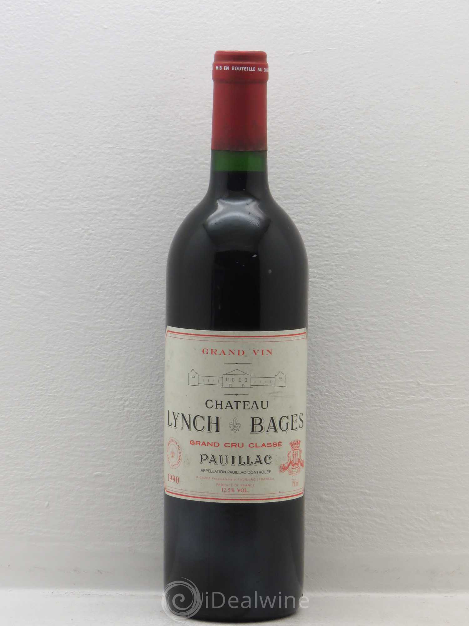 Château Lynch Bages 5ème Grand Cru Classé 1990 - Lot de 1 bouteille - 0