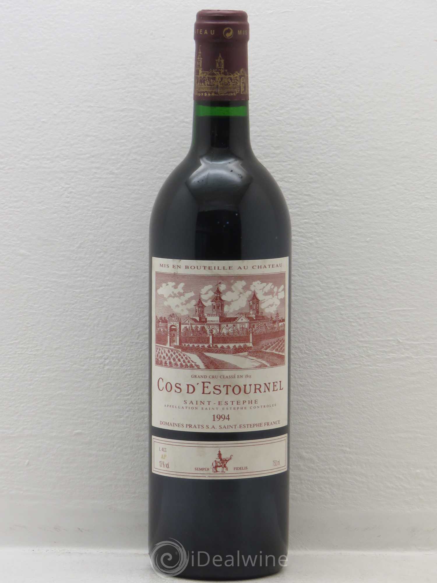 Cos d'Estournel 2ème Grand Cru Classé 1994 - Lot de 1 bouteille - 0