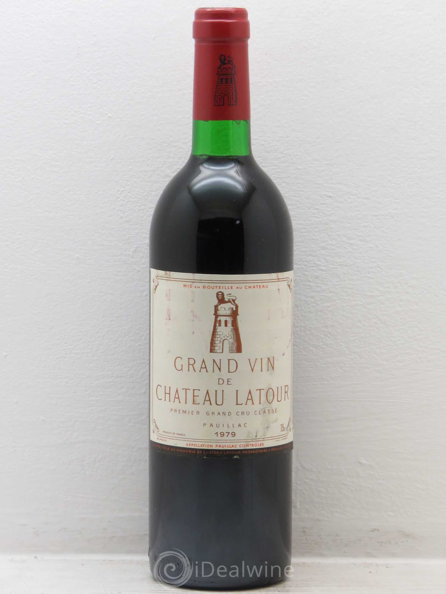 Château Latour 1er Grand Cru Classé 1979 - Lot de 1 bouteille - 0