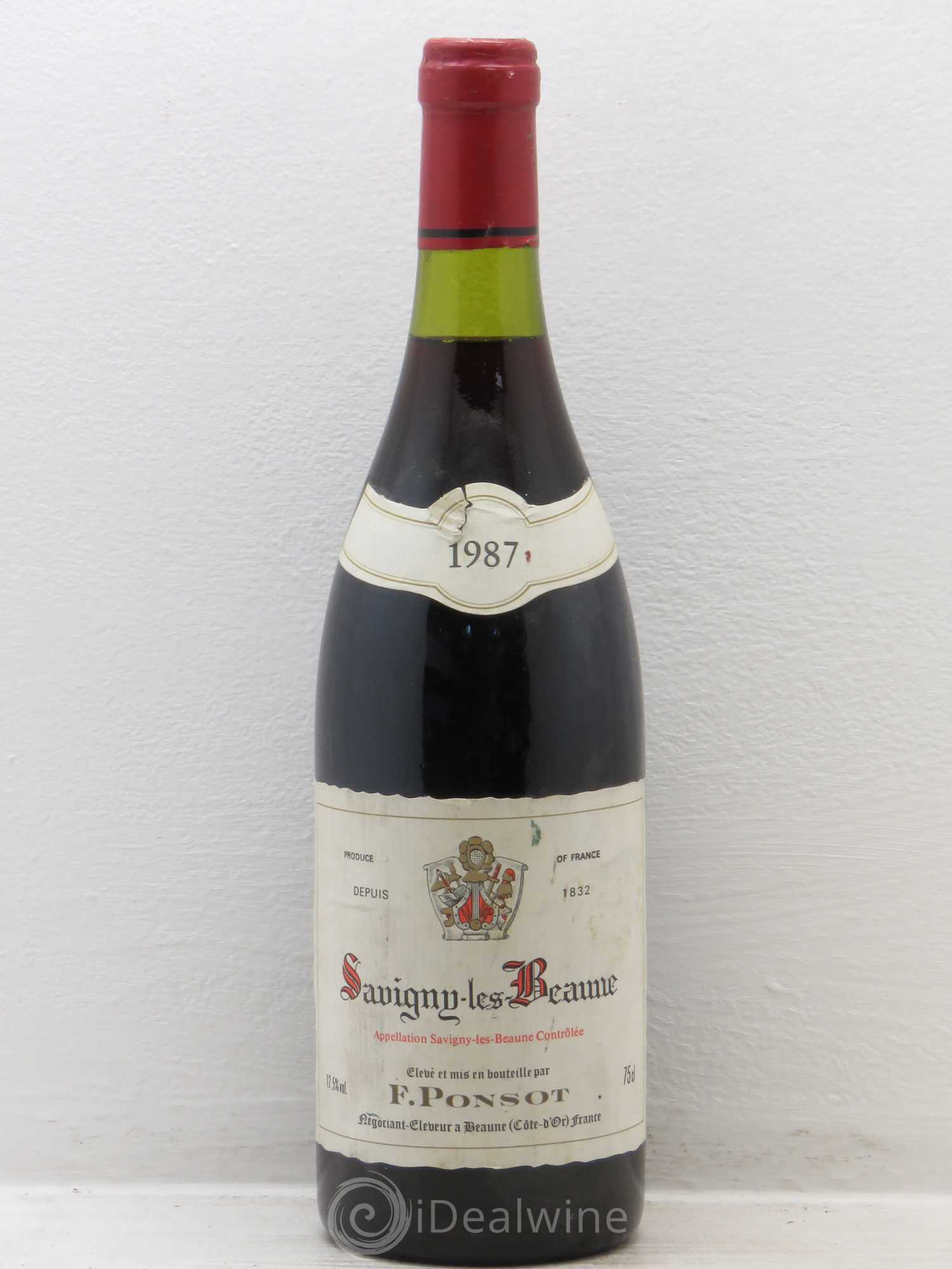 Savigny-lès-Beaune Domaine Ponsot 1987 - Posten von 1 Flasche - 0
