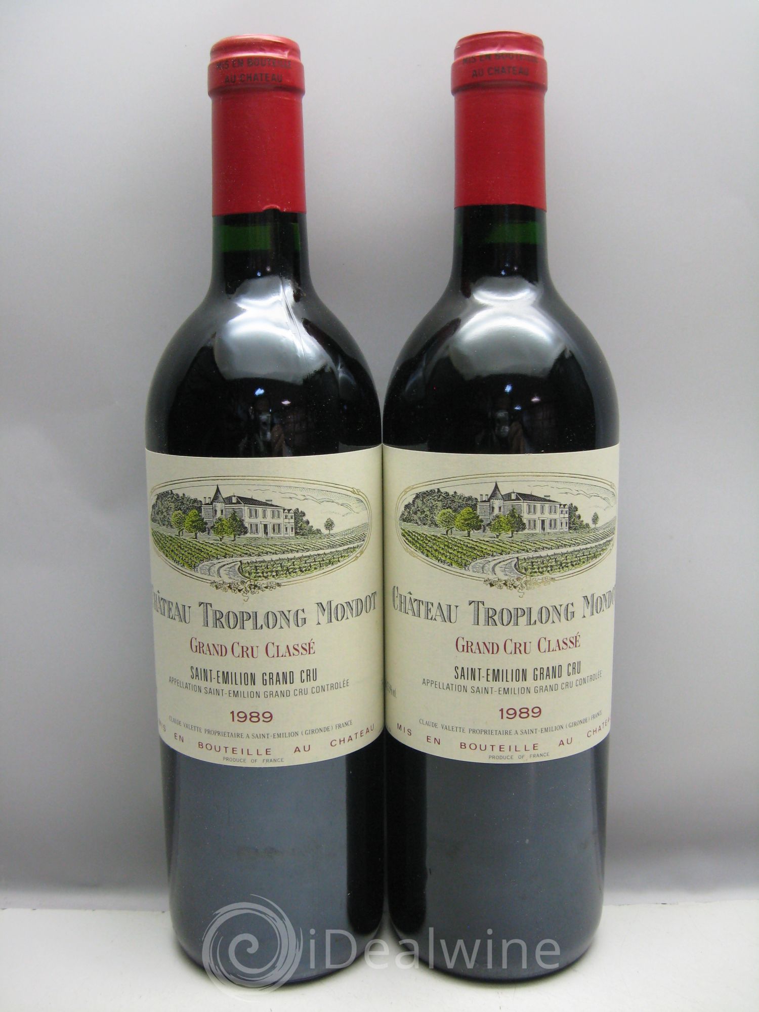 Château Troplong Mondot 1er Grand Cru Classé B 1989 - Lot de 12 bouteilles - 5
