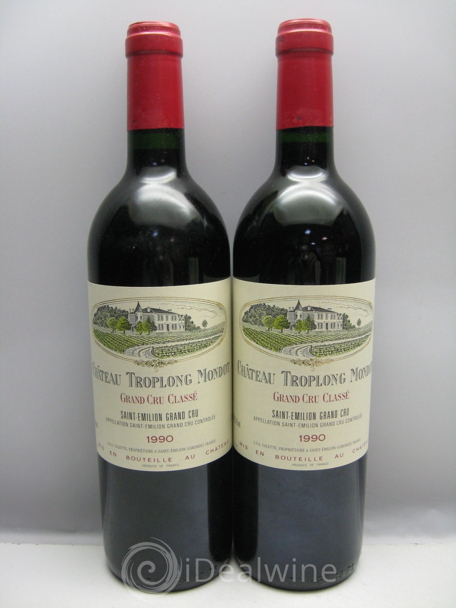 Château Troplong Mondot 1er Grand Cru Classé B 1990 - Lot de 12 bouteilles - 3