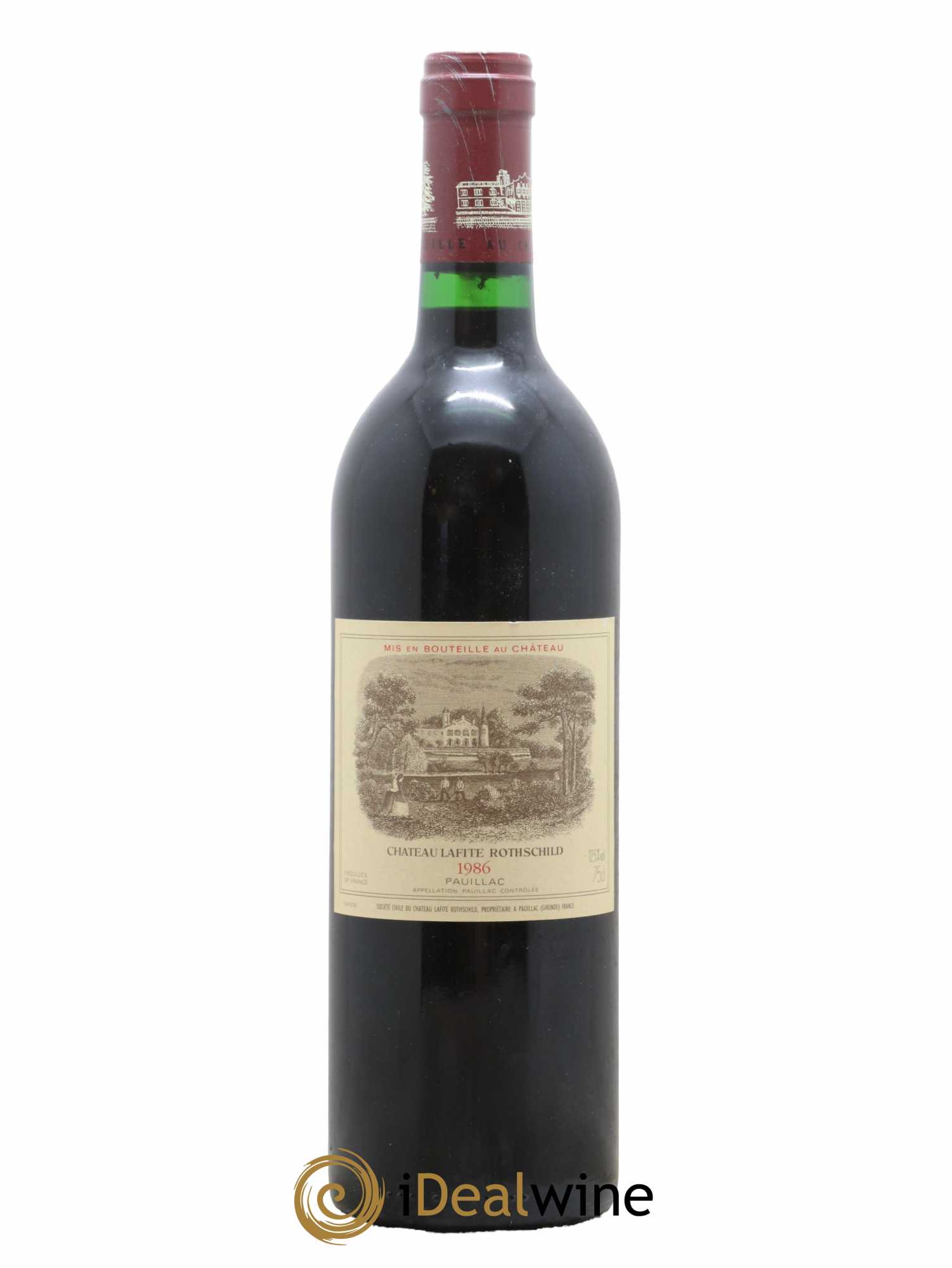 Château Lafite Rothschild 1er Grand Cru Classé 1986 - Lot de 1 bouteille - 0