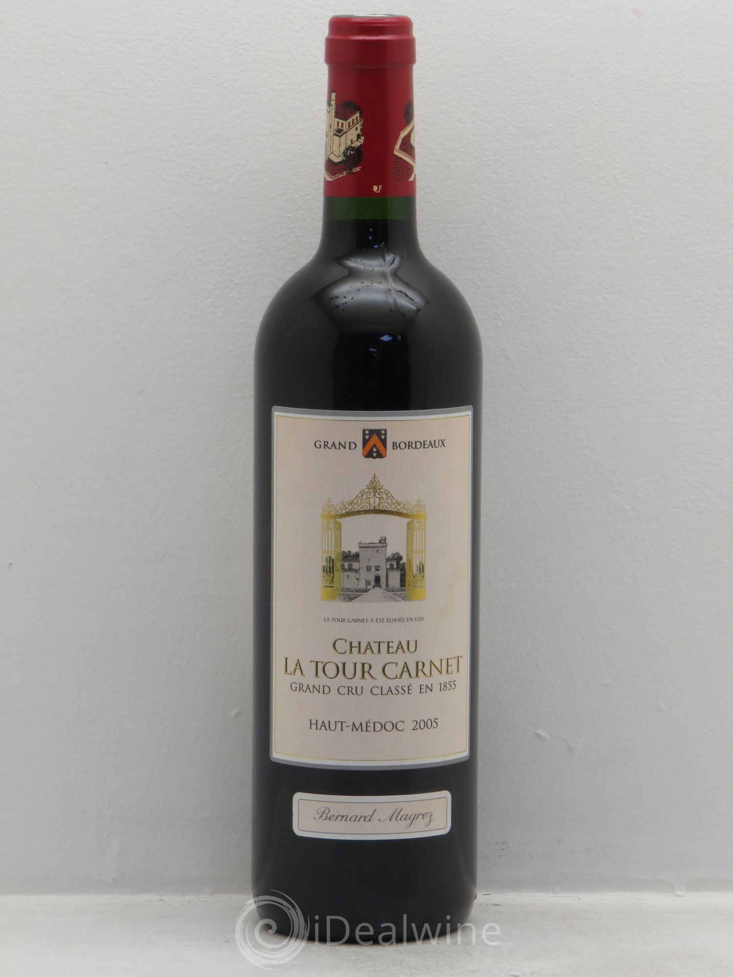 Château la Tour Carnet 4ème Grand Cru Classé 2005 - Lot de 6 bouteilles - 0
