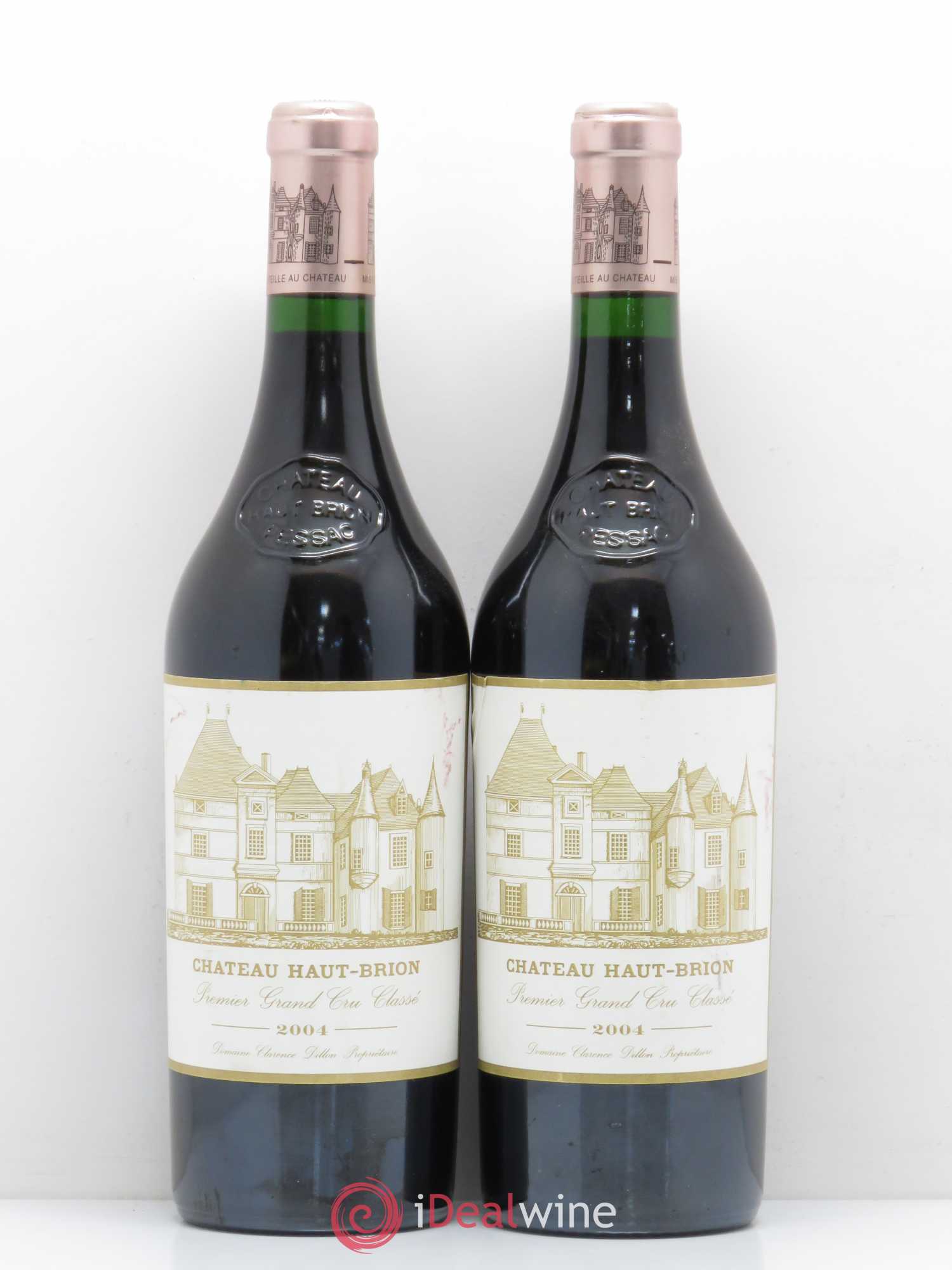 Château Haut Brion 1er Grand Cru Classé 2004 - Lot de 2 bouteilles - 0