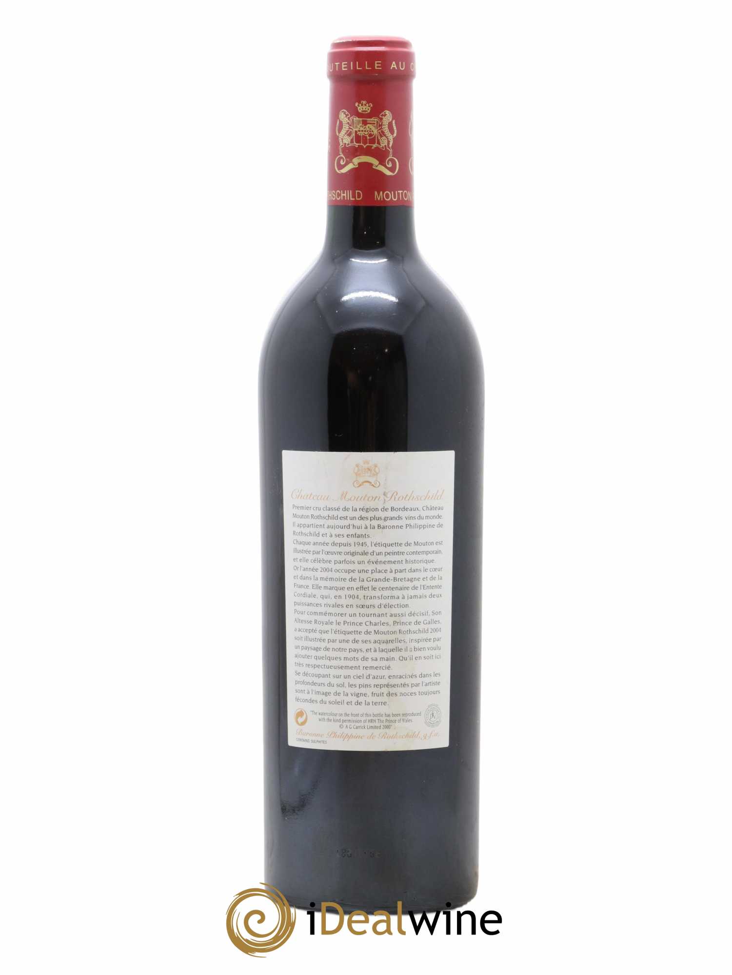 Château Mouton Rothschild 1er Grand Cru Classé  (sans prix de réserve) 2004 - Lot de 1 bouteille - 1