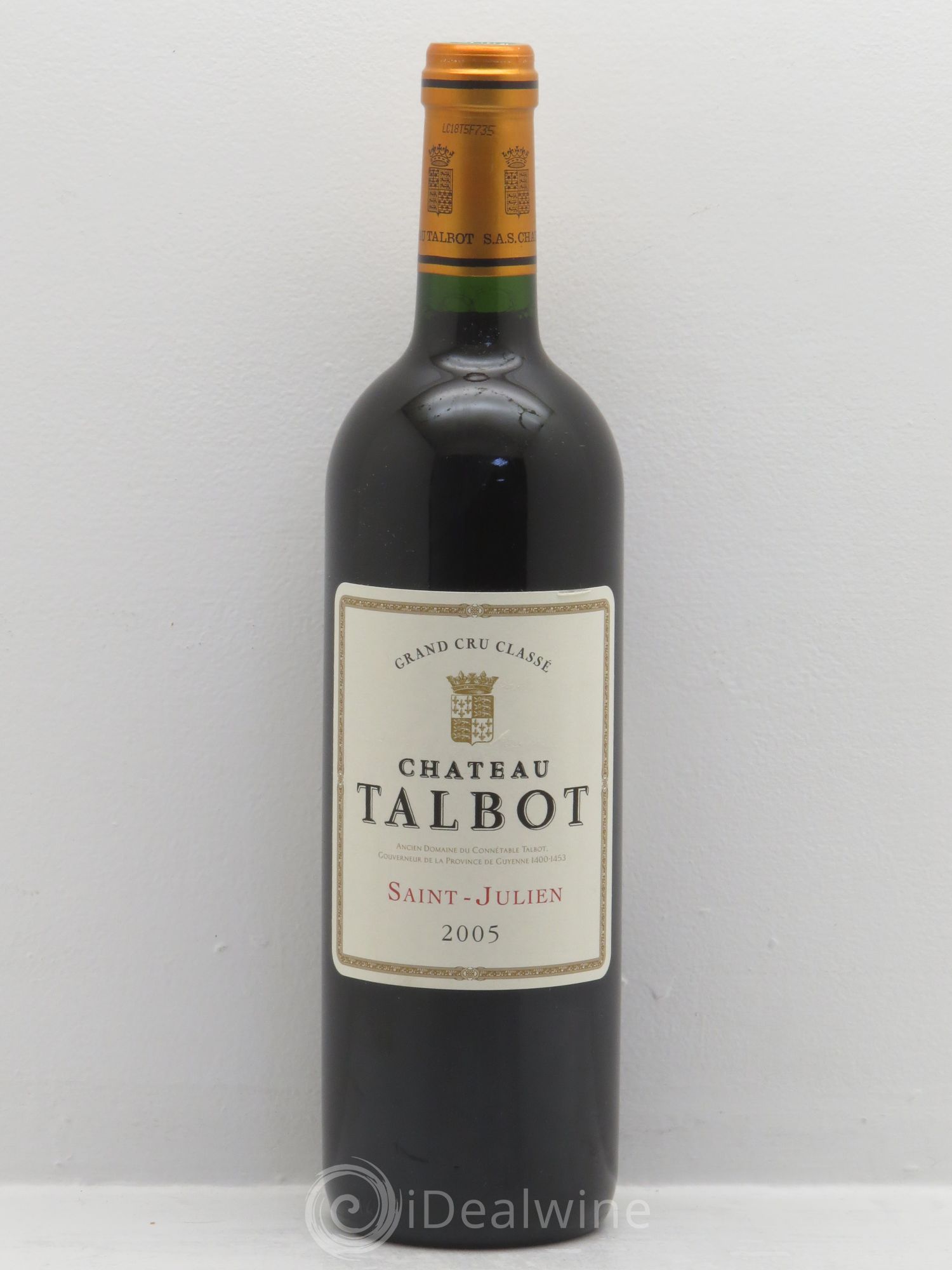Château Talbot 4ème Grand Cru Classé 2005 - Lot de 6 bouteilles - 0