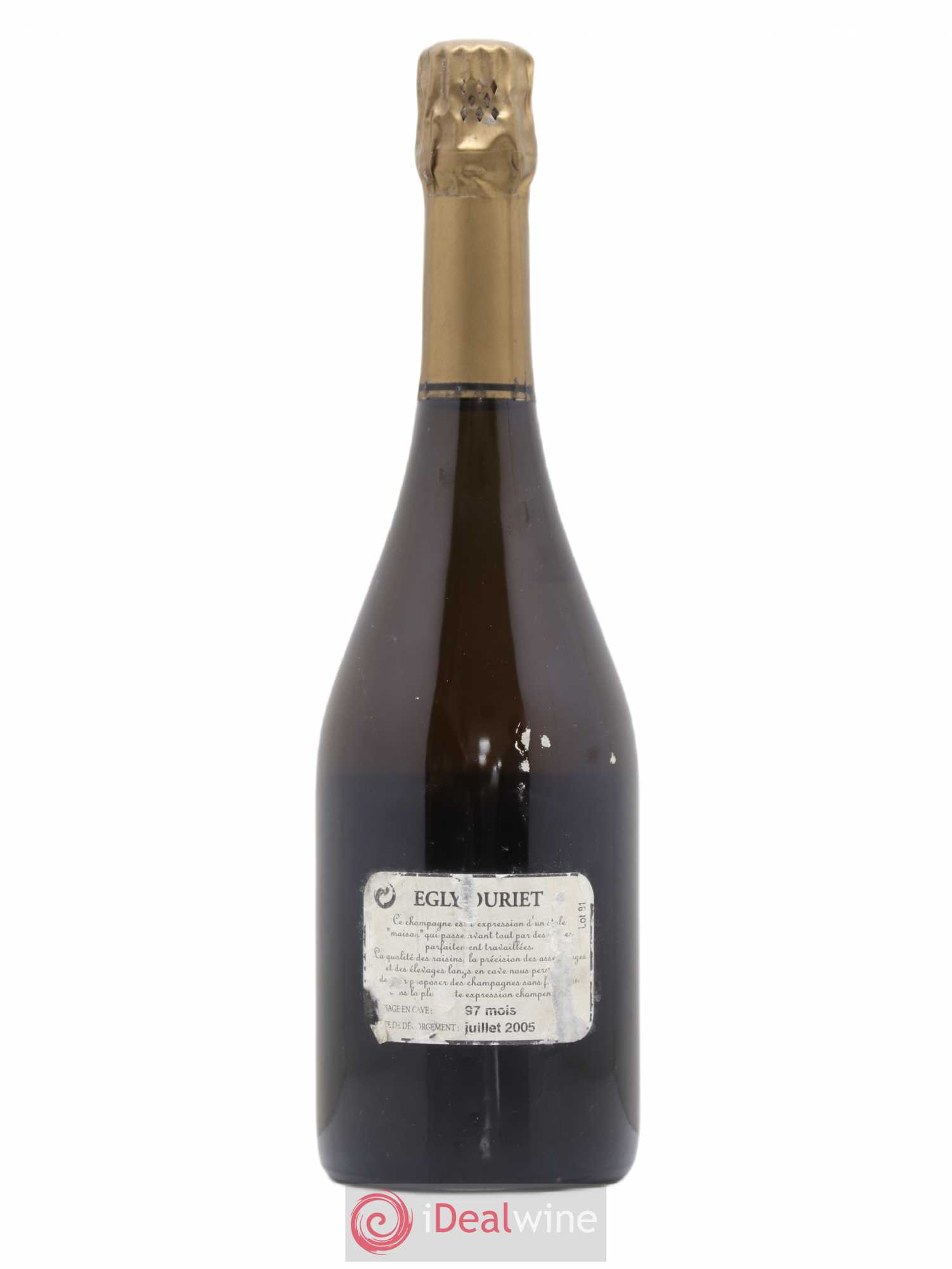 Ambonnay Vieilles Vignes Brut Millésimé Egly-Ouriet 1996 - Lot de 1 bouteille - 1