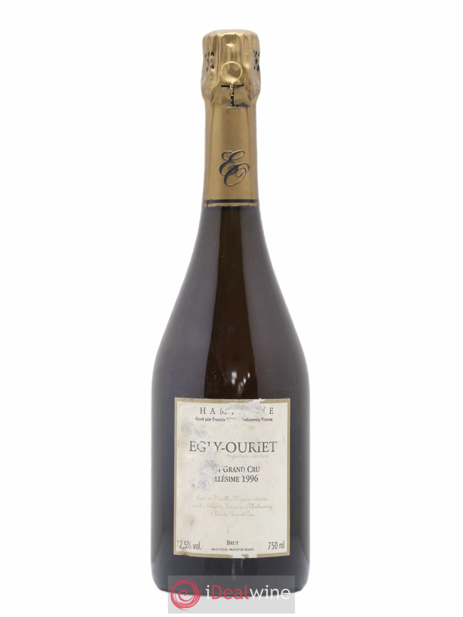 Ambonnay Vieilles Vignes Brut Millésimé Egly-Ouriet 1996 - Lot de 1 bouteille - 0