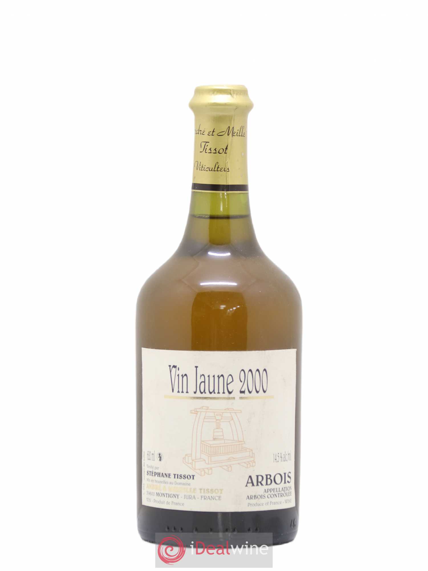 Arbois Vin Jaune Stéphane Tissot 2000 - Lot de 1 bouteille - 0