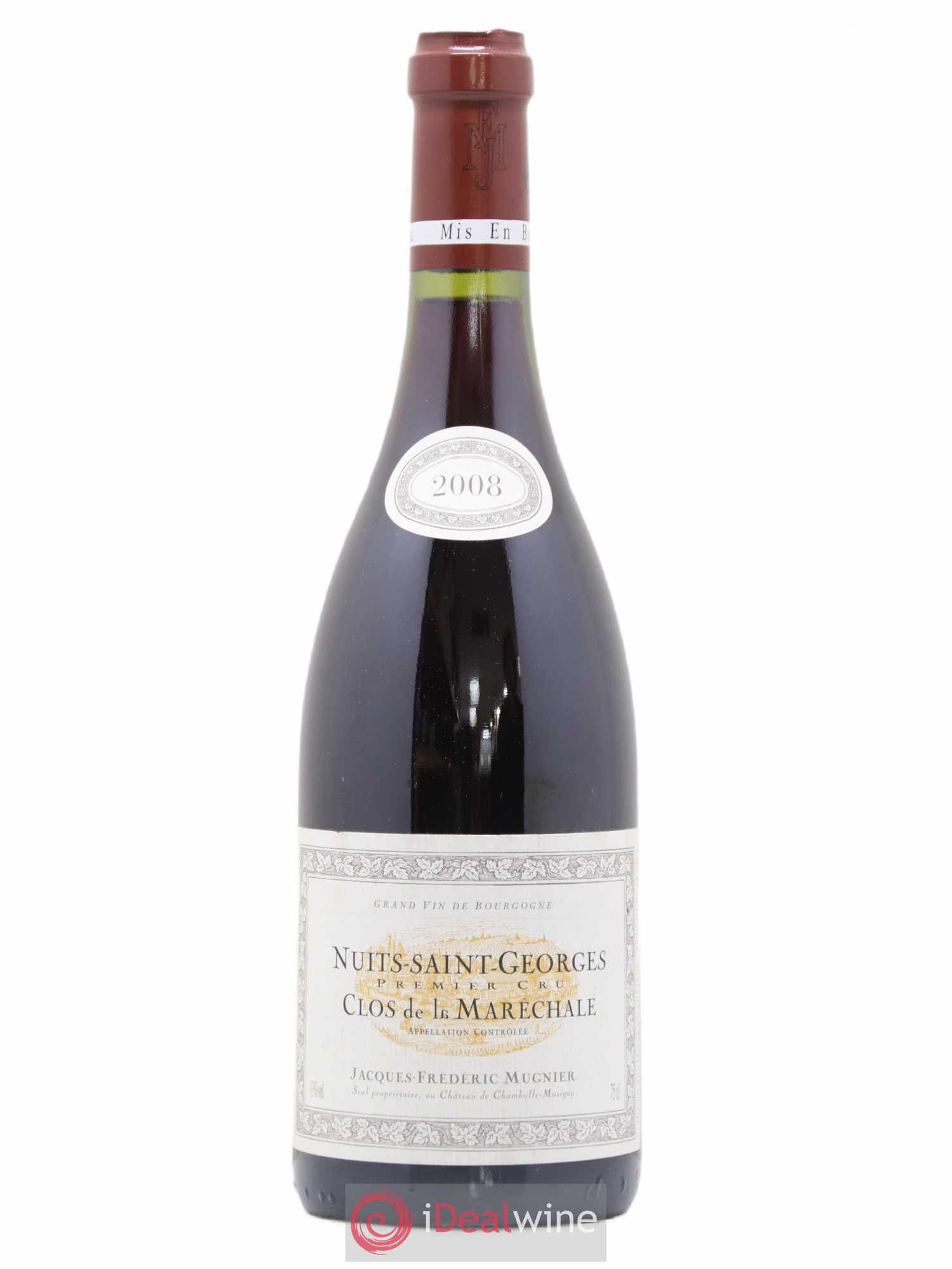 Nuits-Saint-Georges 1er Cru Clos de La Maréchale Jacques-Frédéric Mugnier 2008 - Lot de 1 bouteille - 0