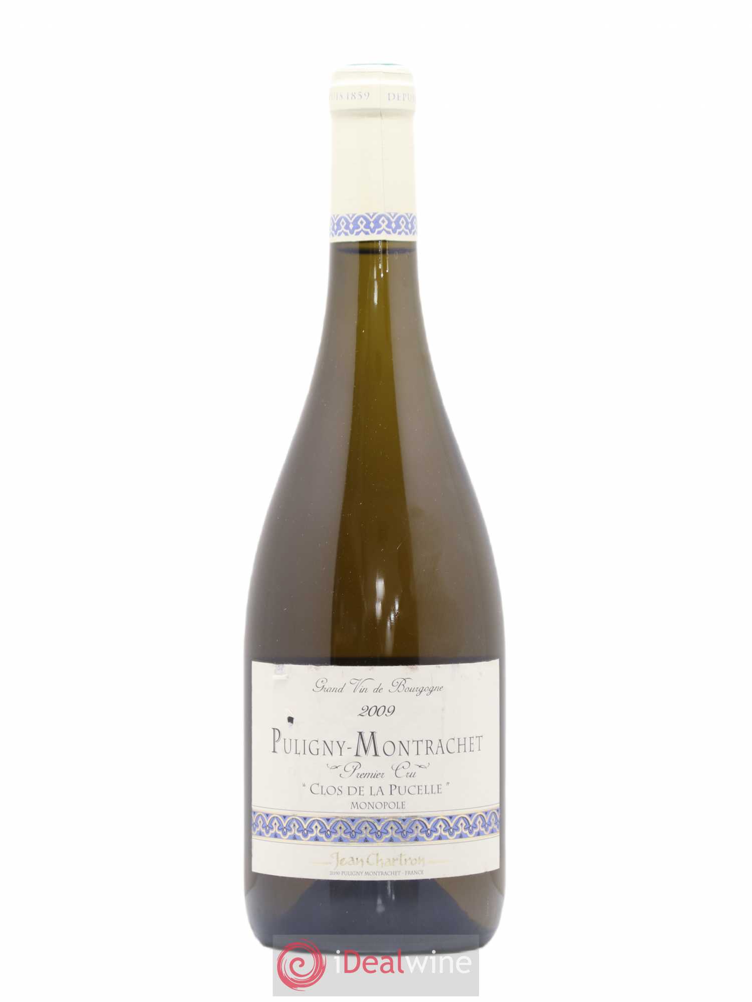 Puligny-Montrachet 1er Cru Clos de la Pucelle Jean Chartron (Domaine) 2009 - Lot de 1 bouteille - 0