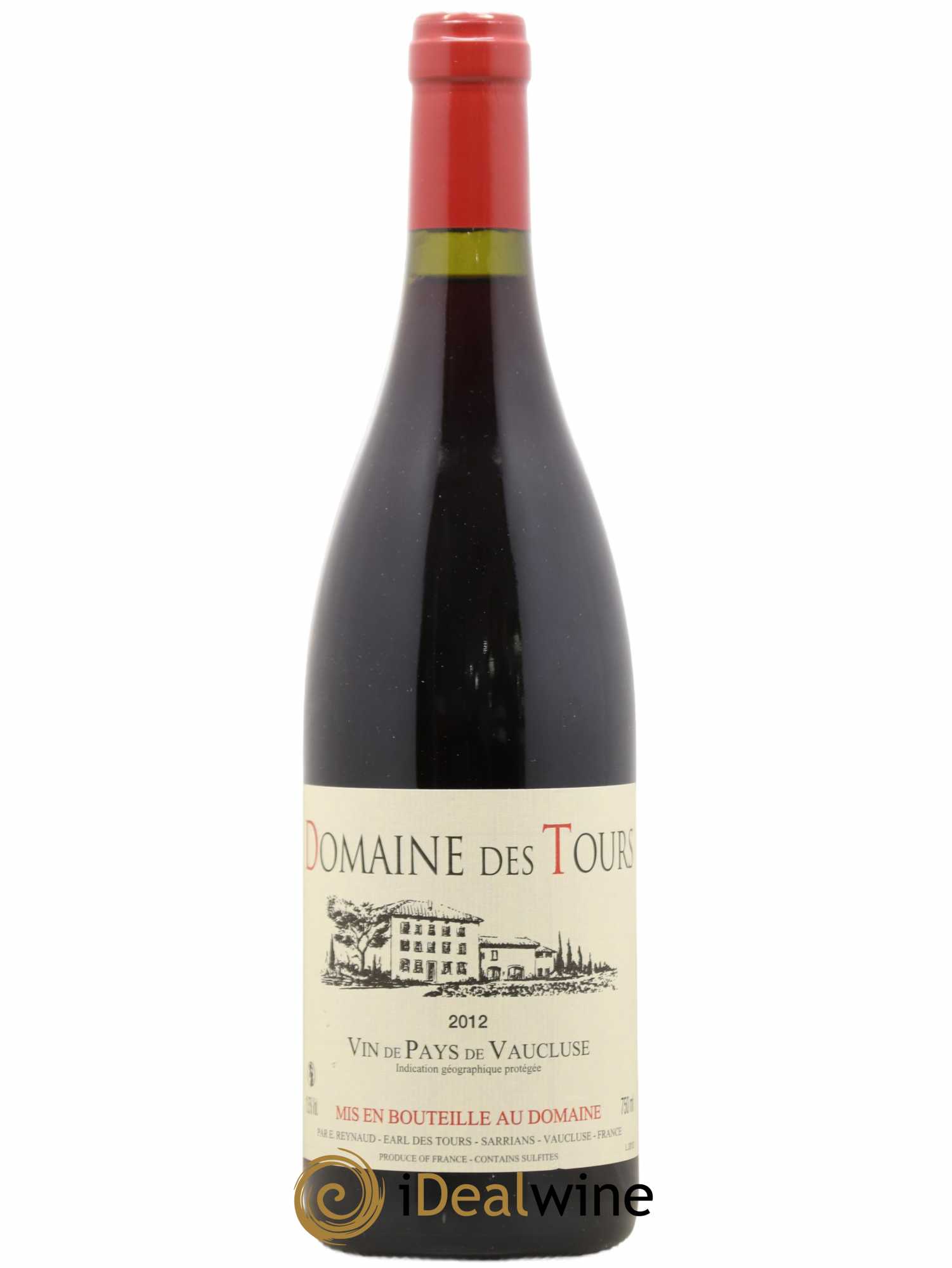 Vaucluse (Vin de Pays de Vaucluse) Domaine des Tours Emmanuel Reynaud 2012 - Lot de 1 bouteille - 0