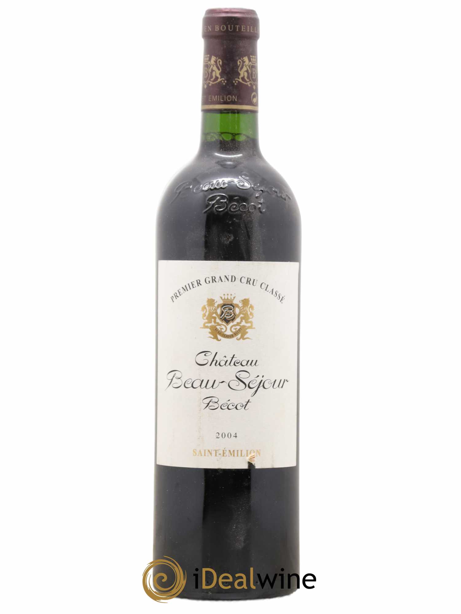 Château Beau-Séjour Bécot 1er Grand Cru Classé B 2004 - Lot de 1 bouteille - 0
