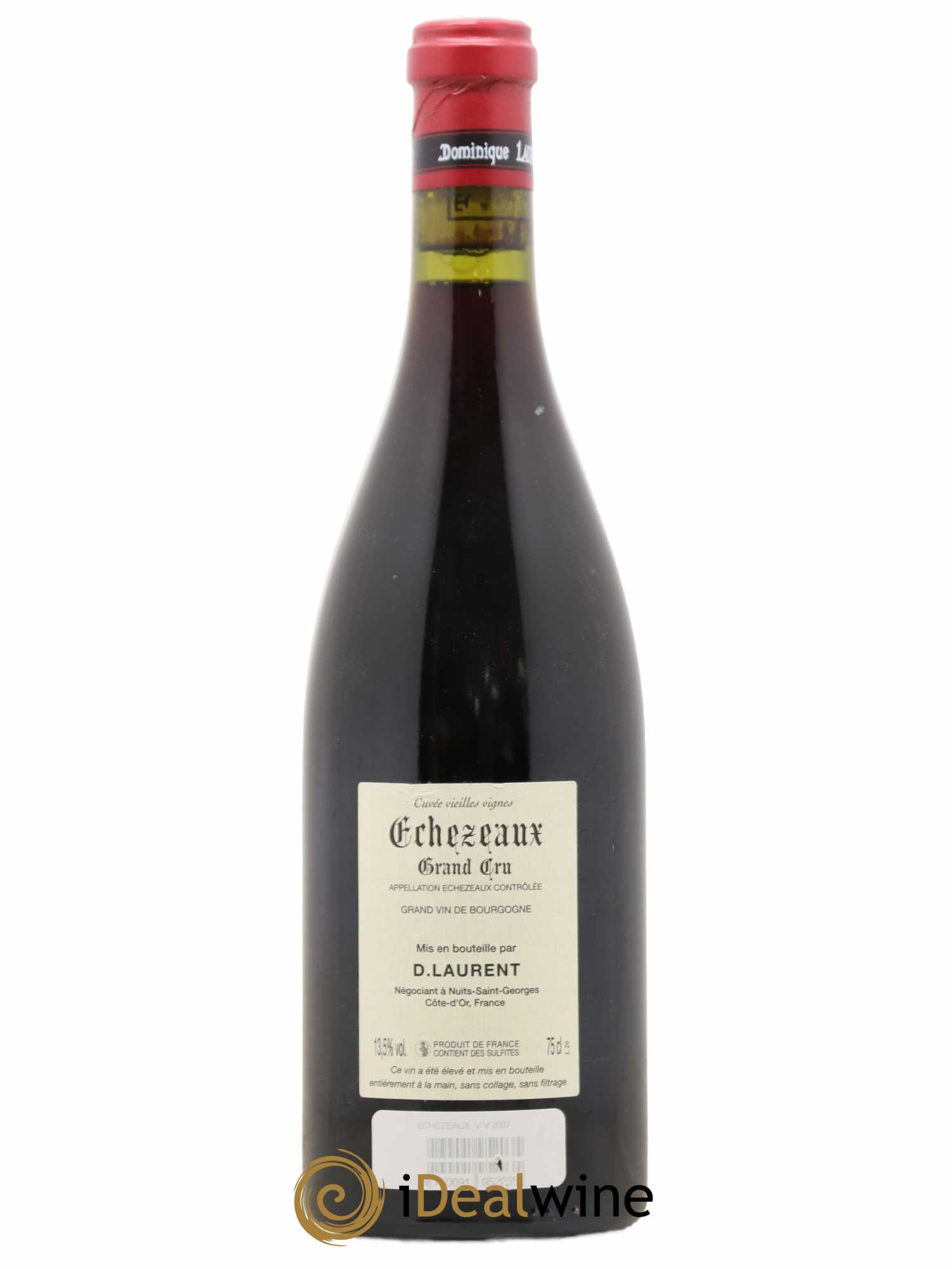 Echezeaux Grand Cru Vieilles Vignes Dominique Laurent 2007 - Lot de 1 bouteille - 1