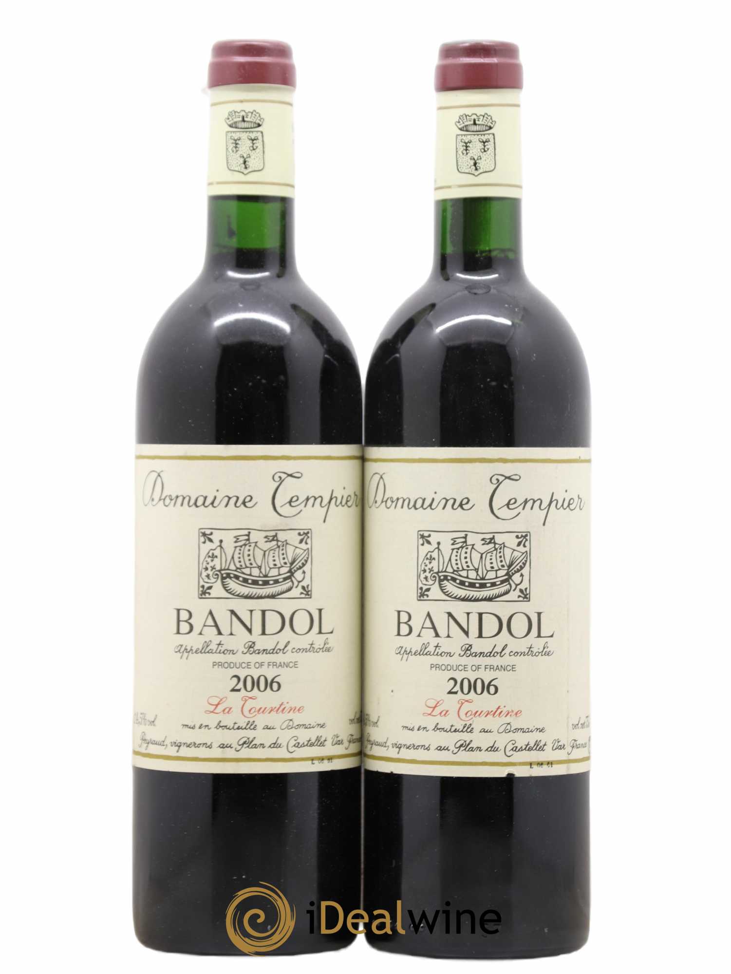 Bandol Domaine Tempier La Tourtine Famille Peyraud 2006 - Lot de 2 bouteilles - 0