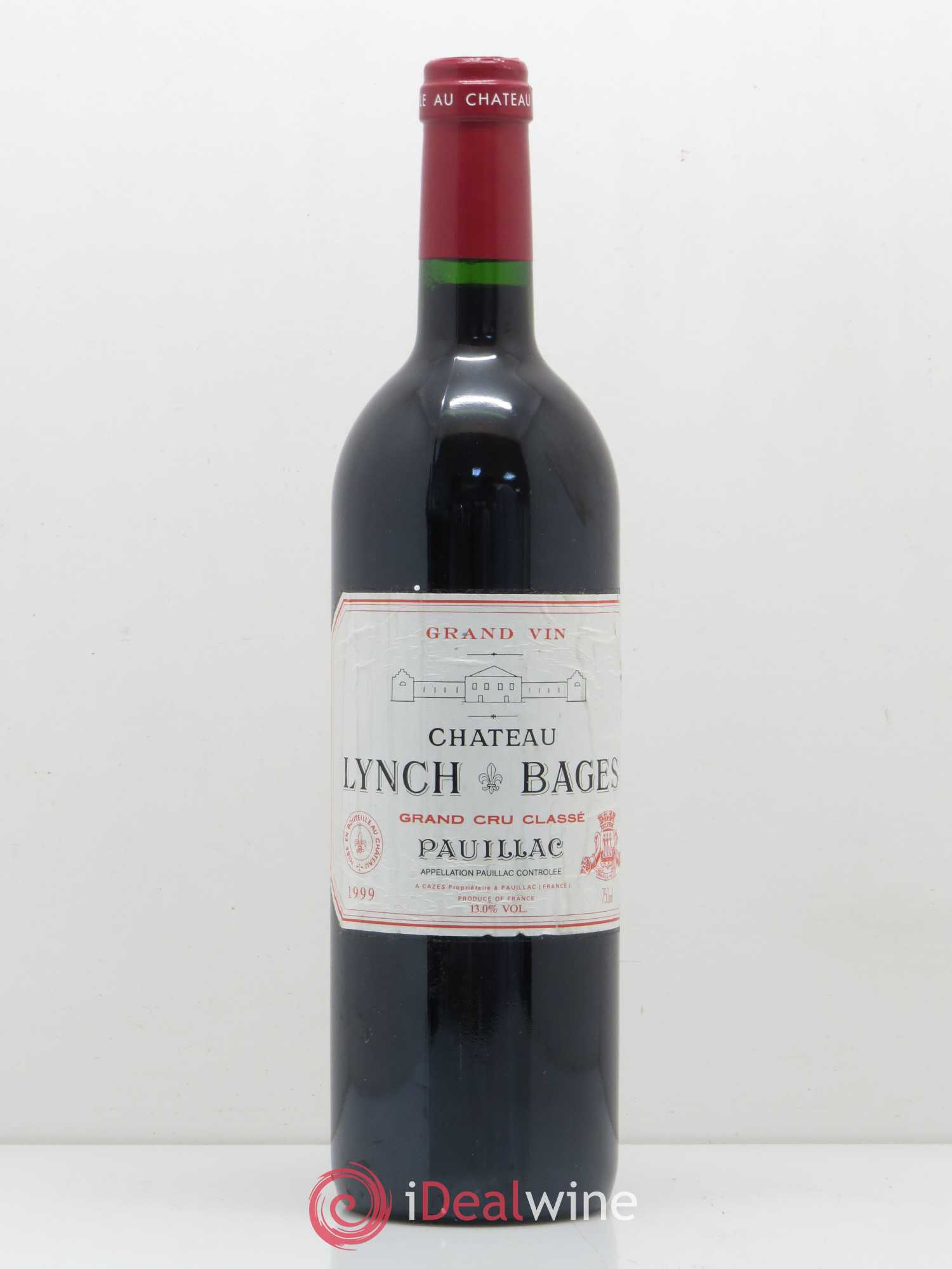 Château Lynch Bages 5ème Grand Cru Classé 1999 - Lot de 1 bouteille - 0