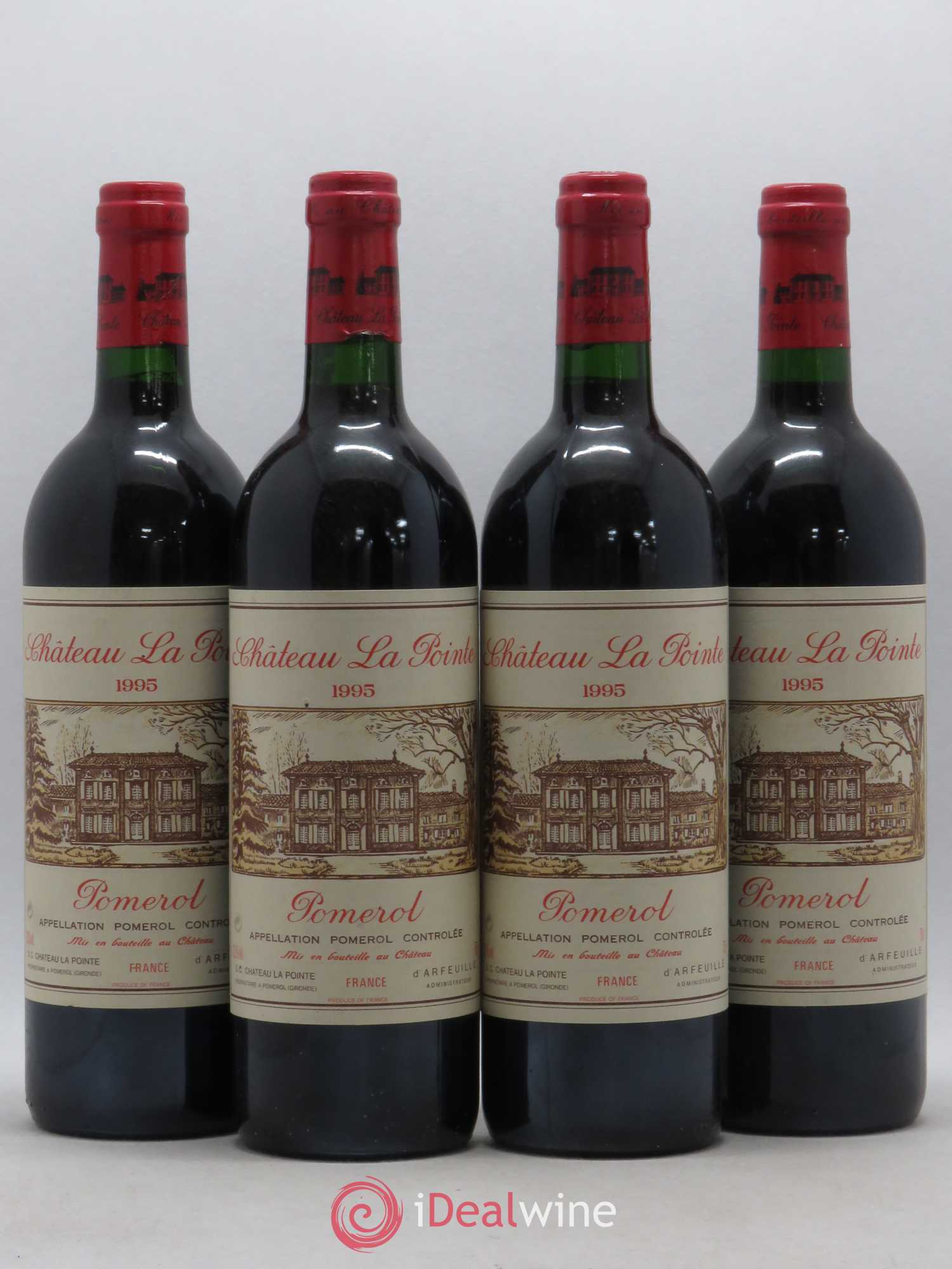 Château la Pointe 1995 - Lot de 4 bouteilles - 0