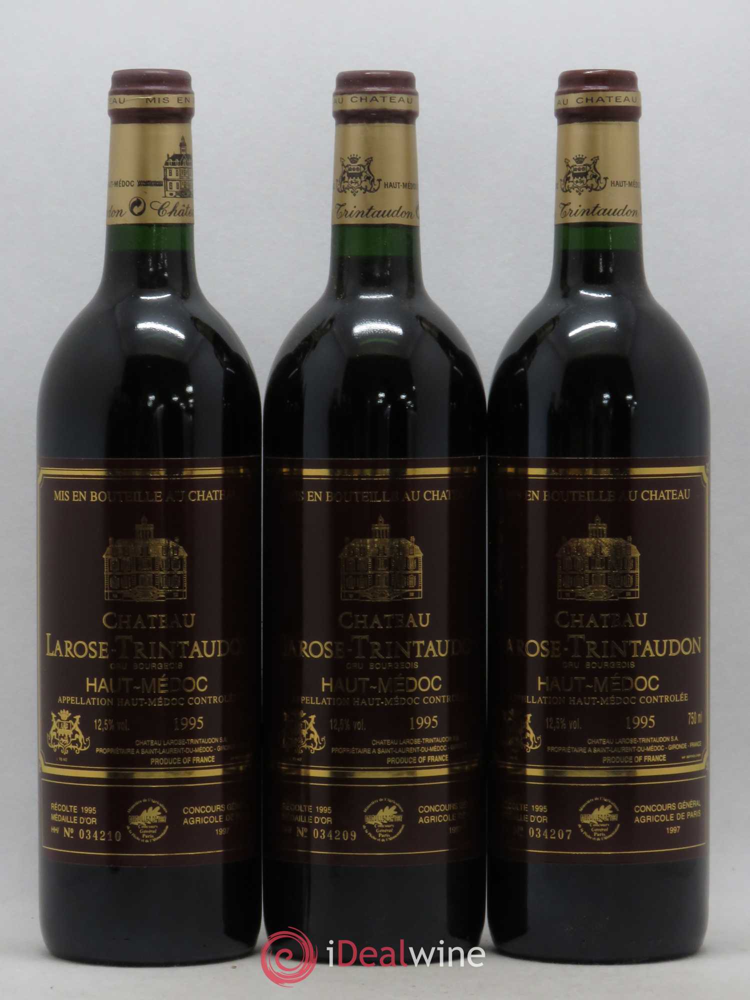 Château Larose Trintaudon Cru Bourgeois (sans prix de réserve) 1995 - Lot de 6 bouteilles - 2