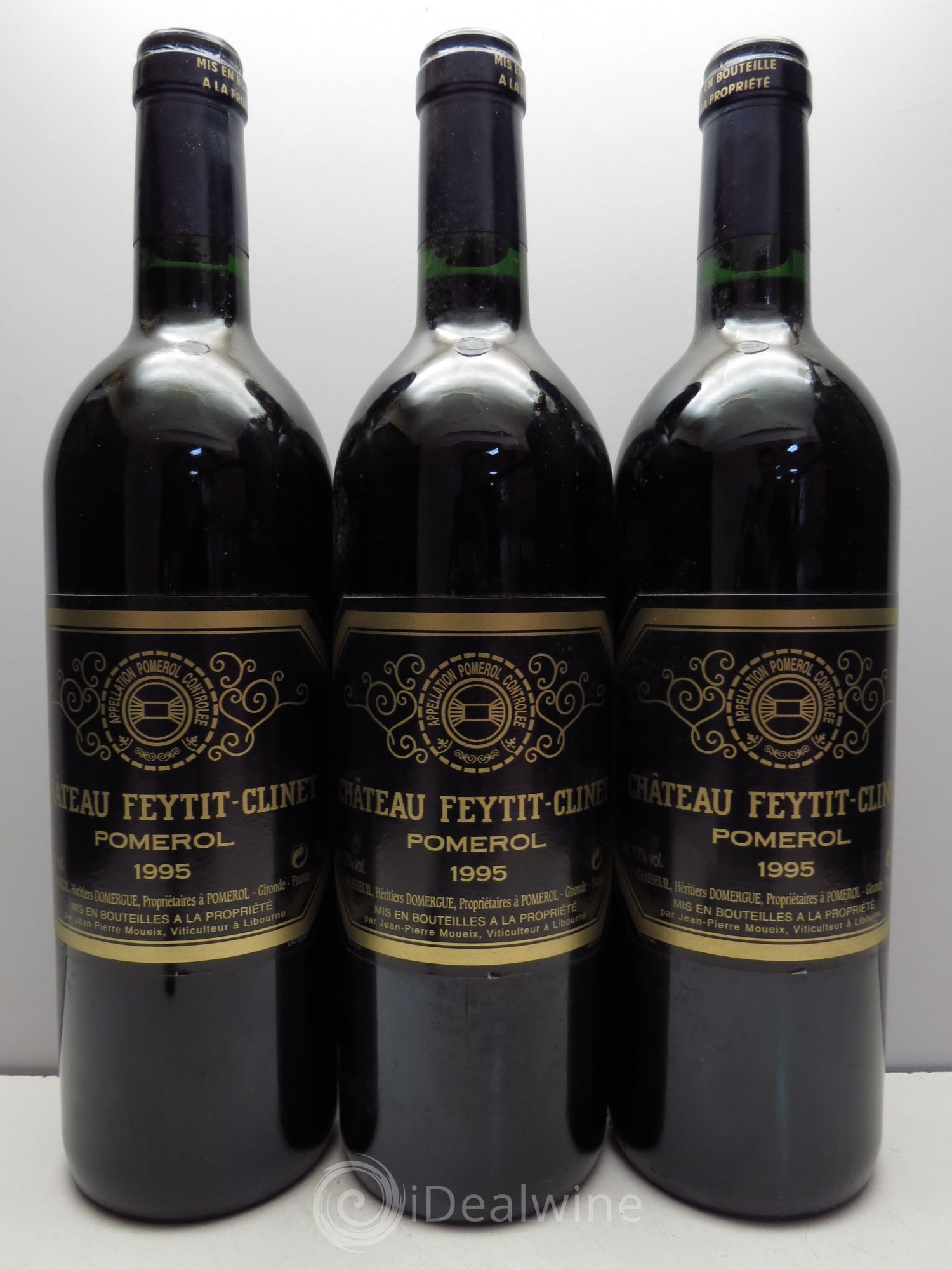 Château Feytit-Clinet 1995 - Lot de 3 bouteilles - 0