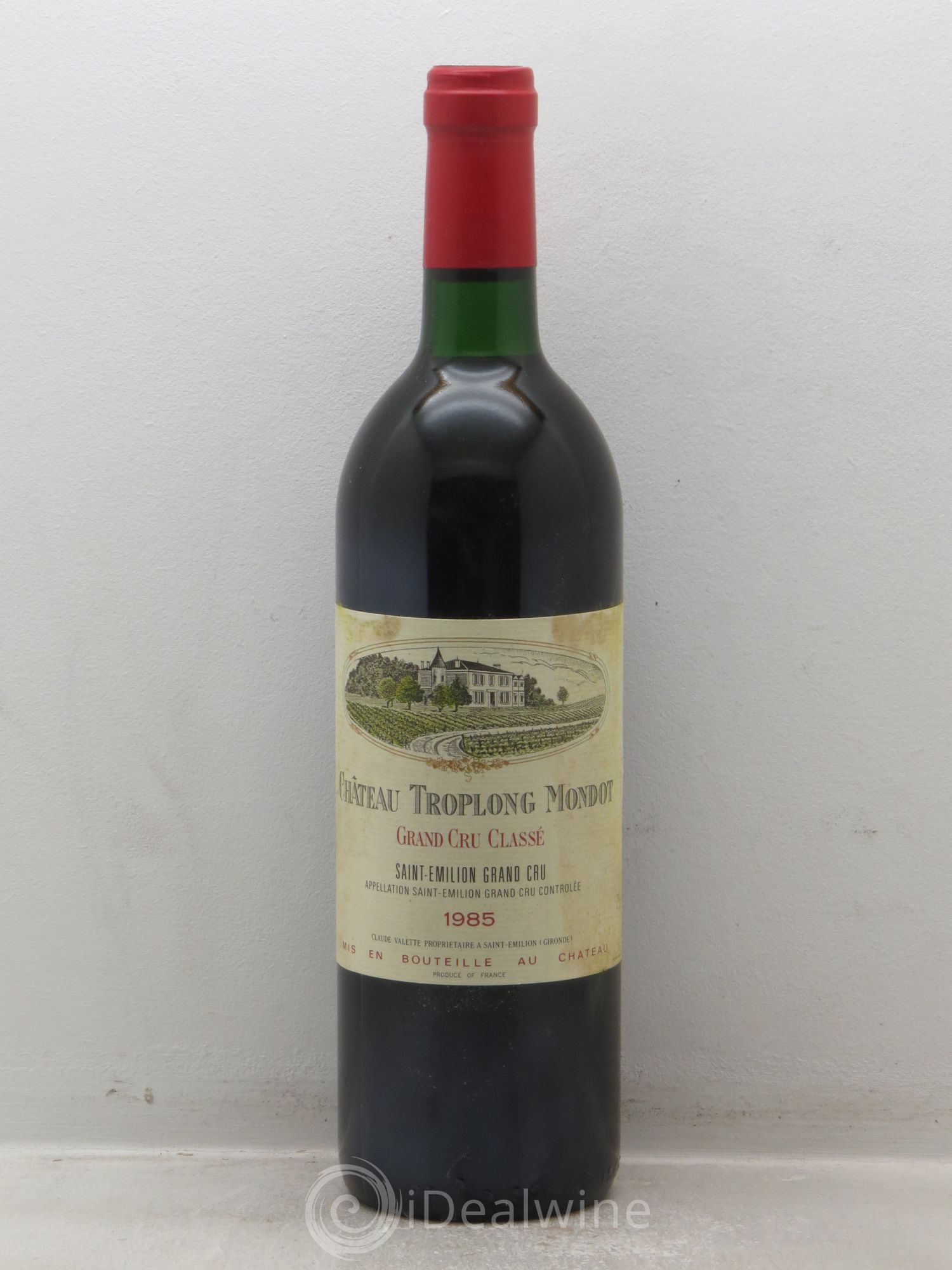 Château Troplong Mondot 1er Grand Cru Classé B 1985 - Lot de 6 bouteilles - 0