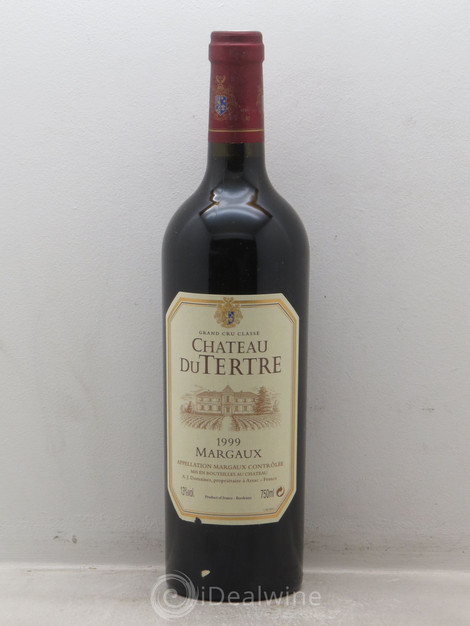 Château du Tertre 5ème Grand Cru Classé 1999 - Lot de 6 bouteilles - 0