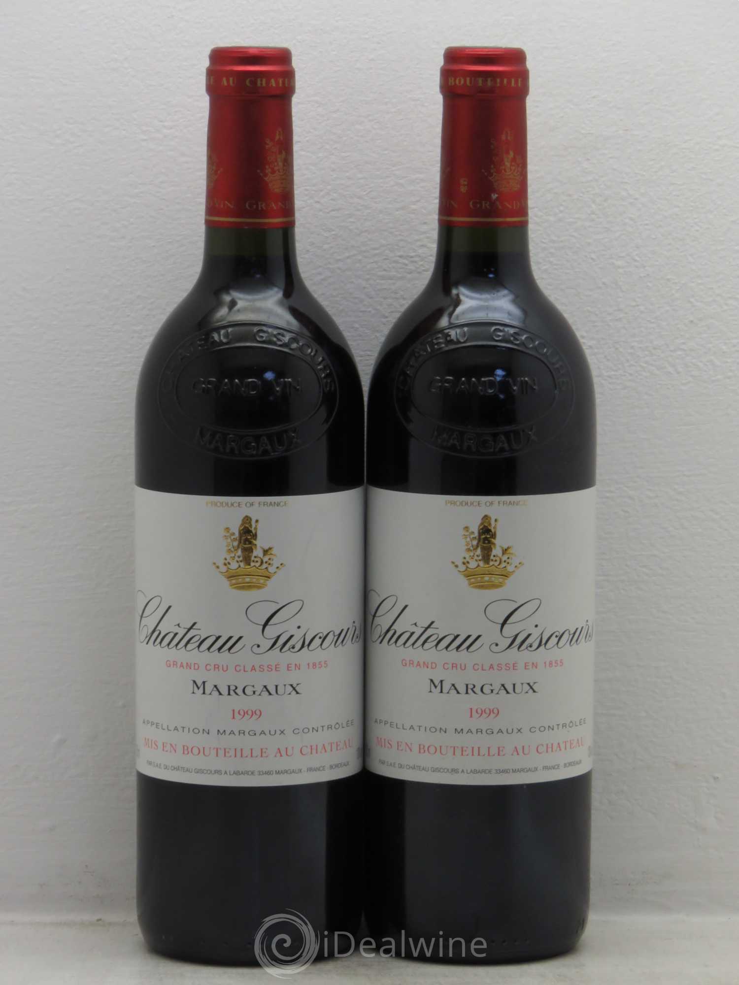 Château Giscours 3ème Grand Cru Classé 1999 - Lot de 2 bouteilles - 0