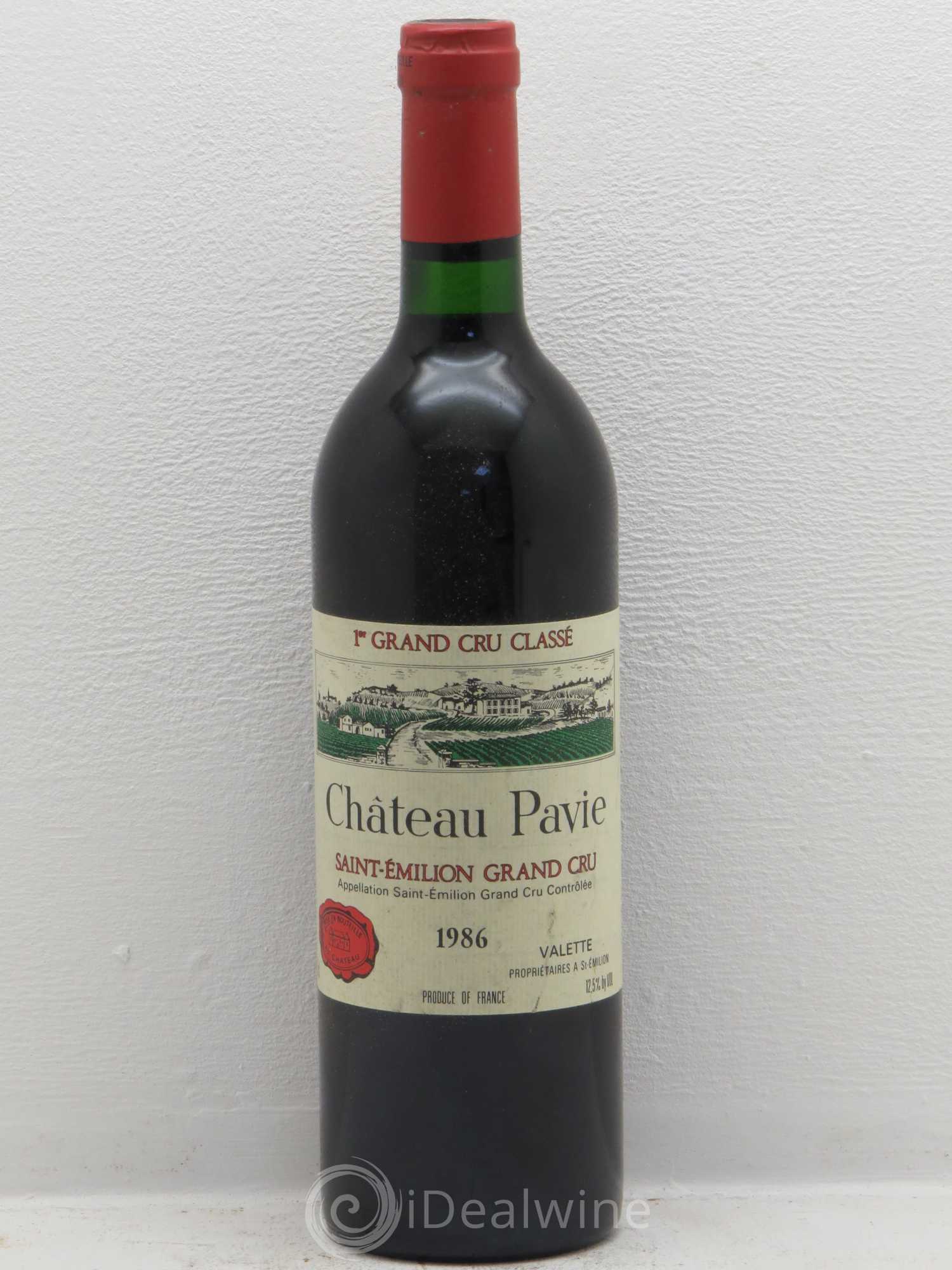Château Pavie 1er Grand Cru Classé A 1986 - Lot de 1 bouteille - 0
