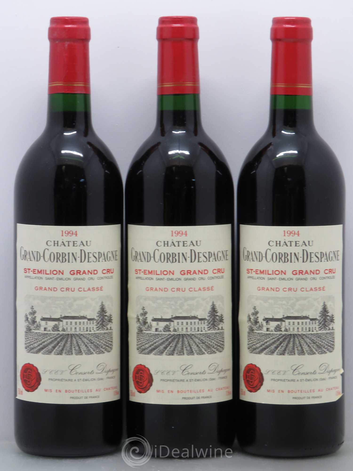 Château Grand Corbin Grand Cru Classé 1994 - Lot de 6 bouteilles - 2