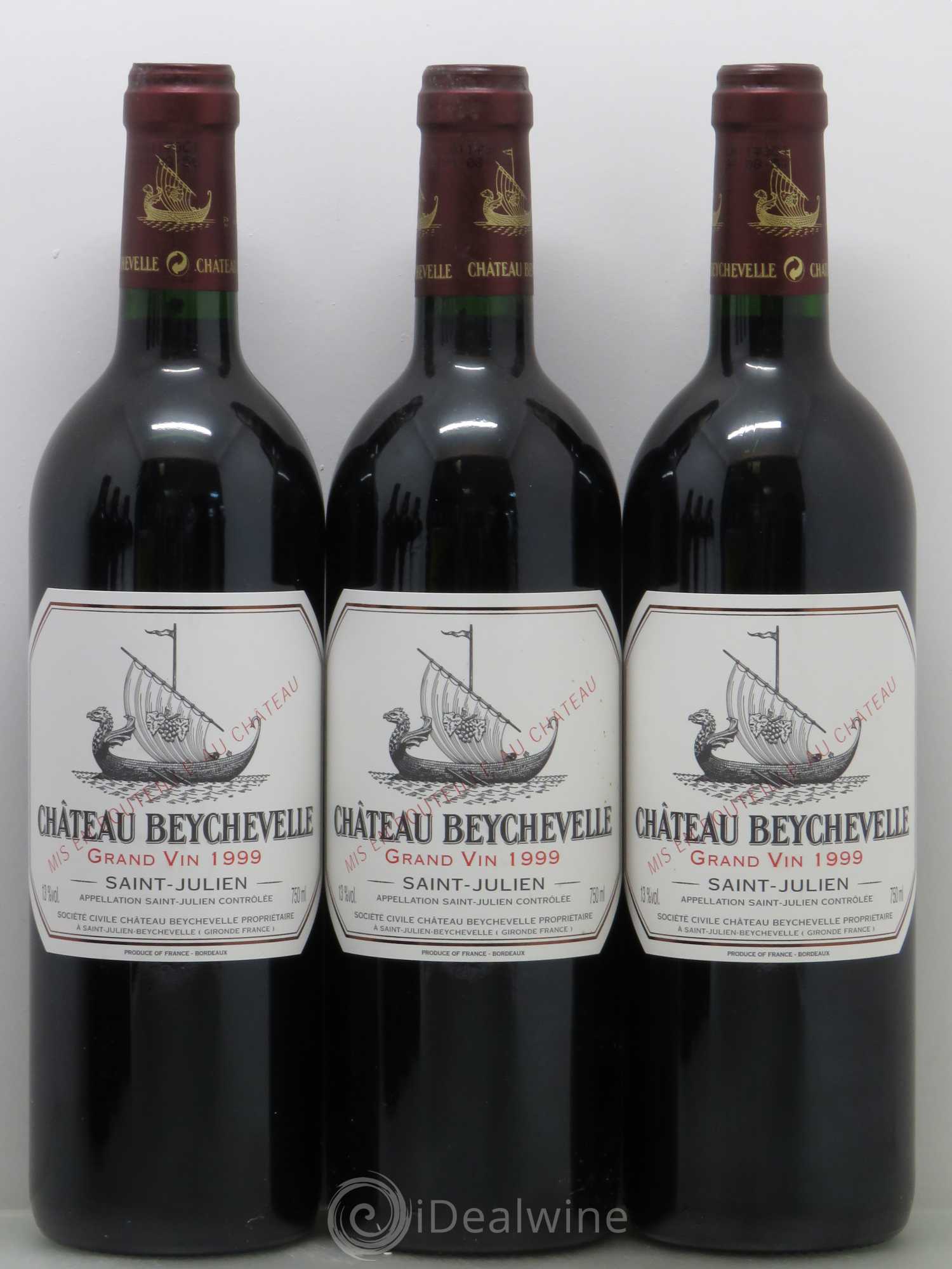 Château Beychevelle 4ème Grand Cru Classé 1999 - Lot de 6 bouteilles - 1