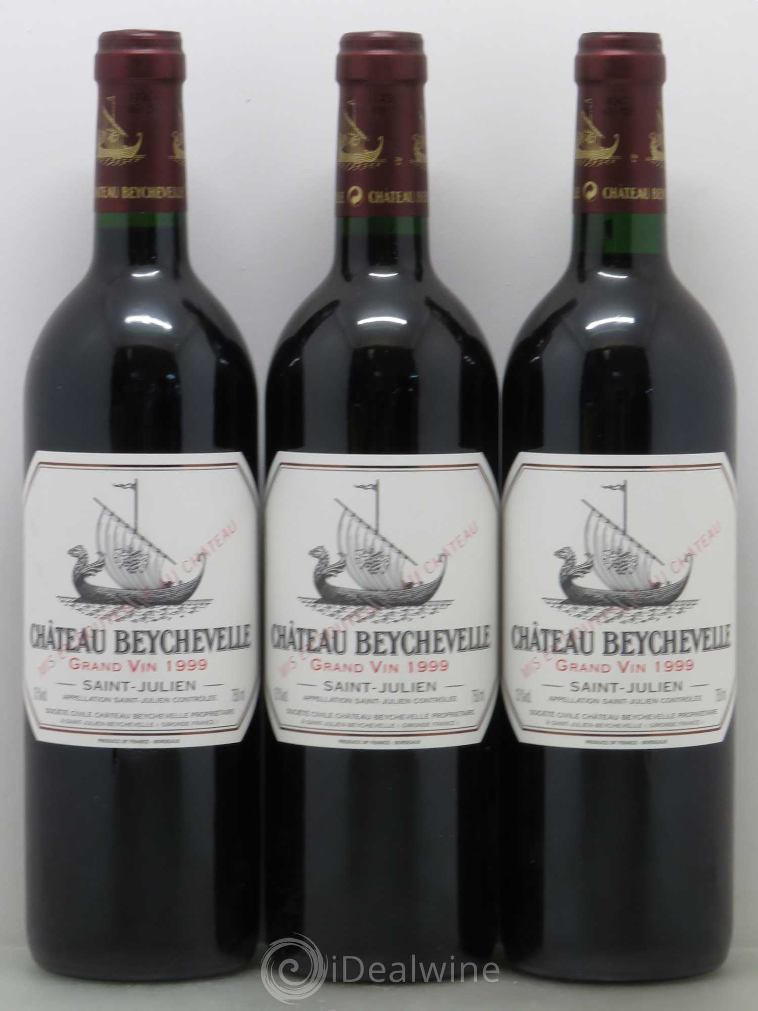 Château Beychevelle 4ème Grand Cru Classé 1999 - Lot de 6 bouteilles - 2