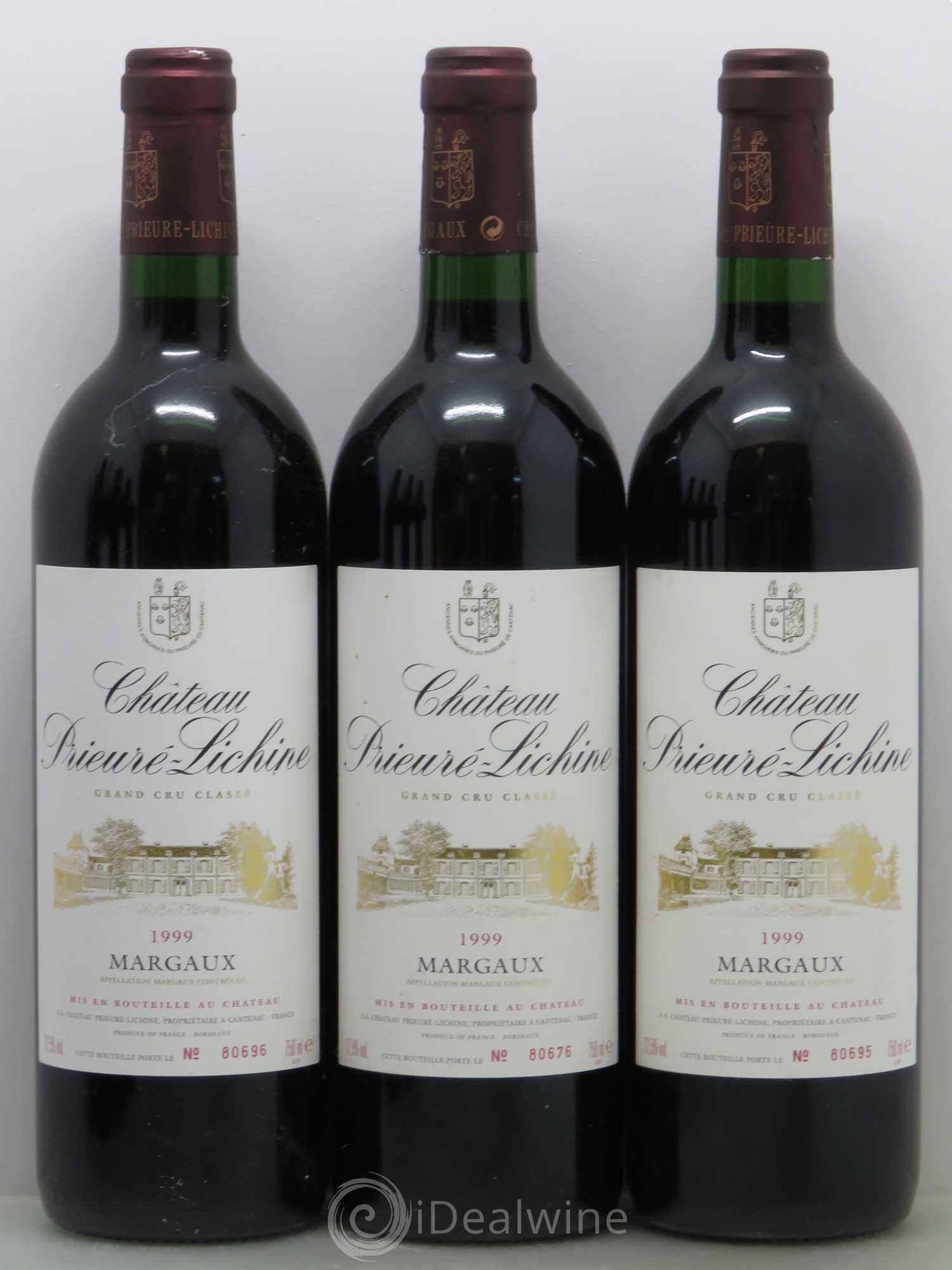 Château Prieuré Lichine 4ème Grand Cru Classé 1999 - Lot de 6 bouteilles - 1