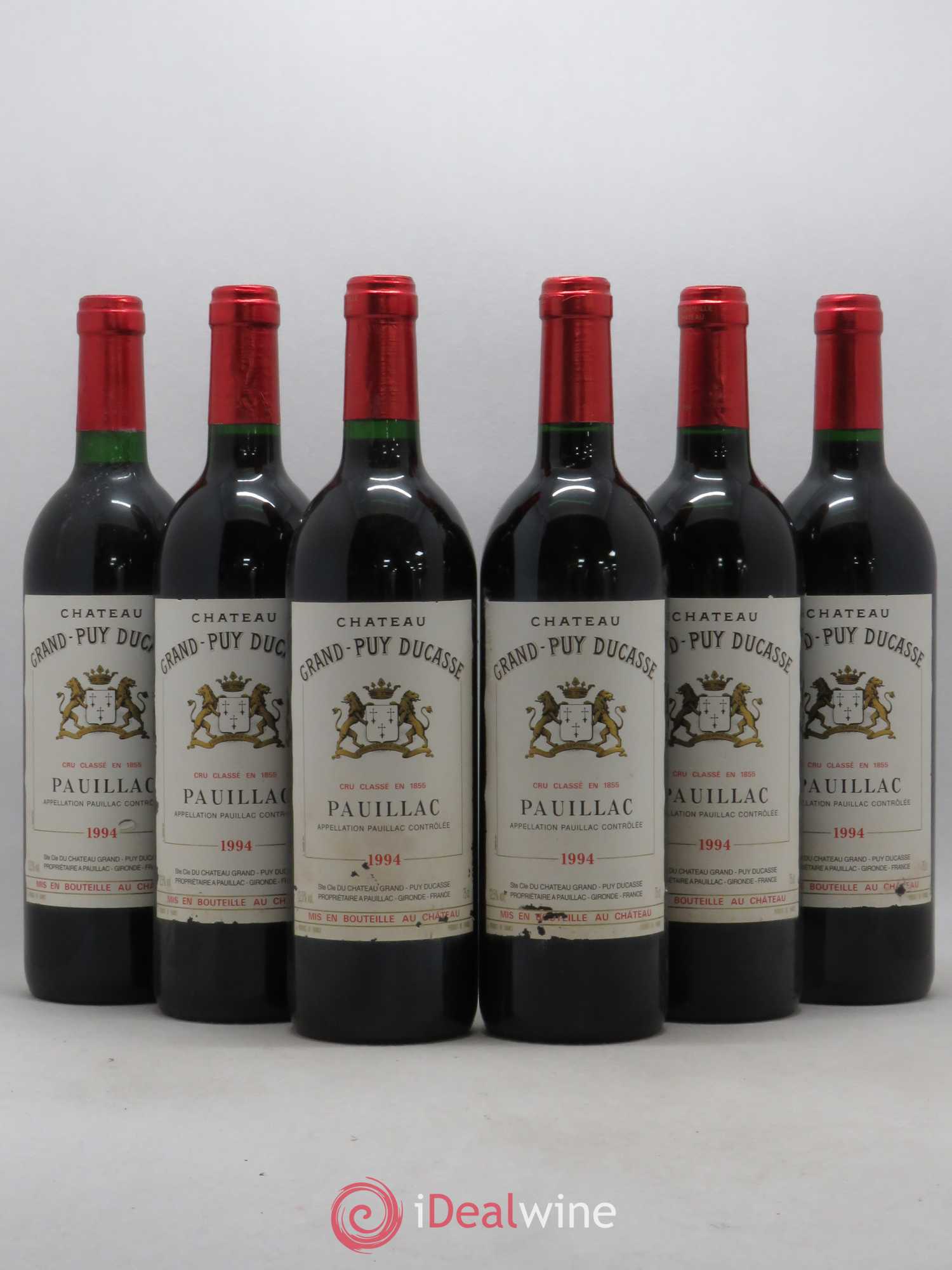 Château Grand Puy Ducasse 5ème Grand Cru Classé 1994 - Lot de 6 bouteilles - 0
