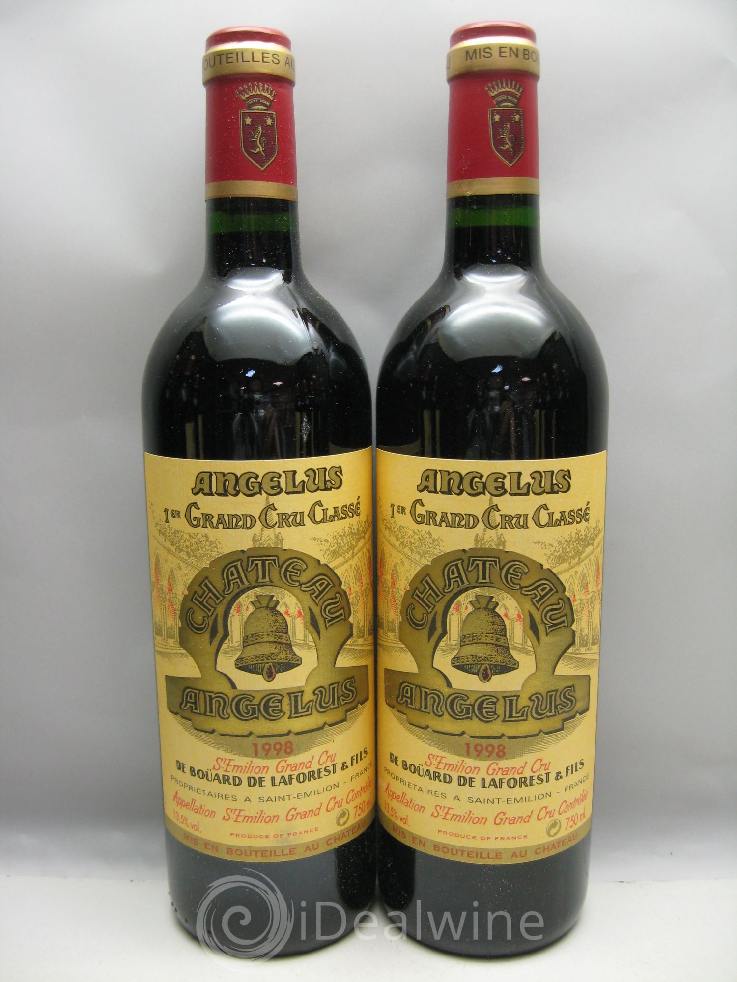 Château Angélus 1er Grand Cru Classé A 1998 - Lot de 12 bouteilles - 2