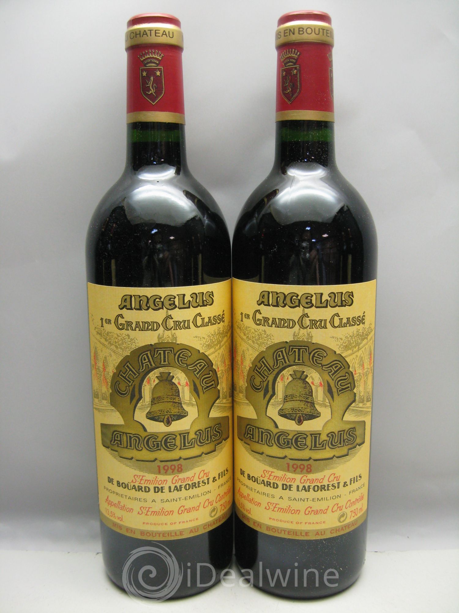 Château Angélus 1er Grand Cru Classé A 1998 - Lot de 12 bouteilles - 5