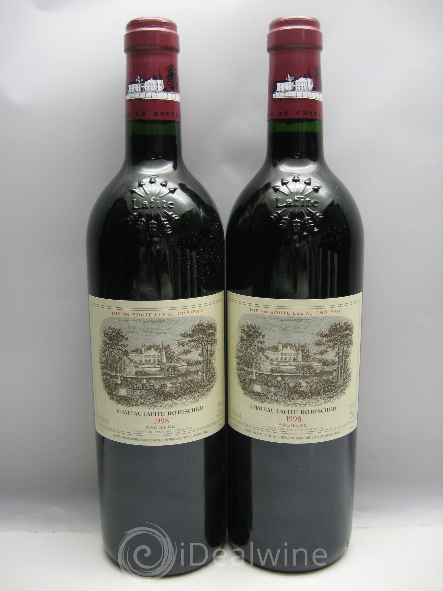 Château Lafite Rothschild 1er Grand Cru Classé 1998 - Lot de 12 bouteilles - 1