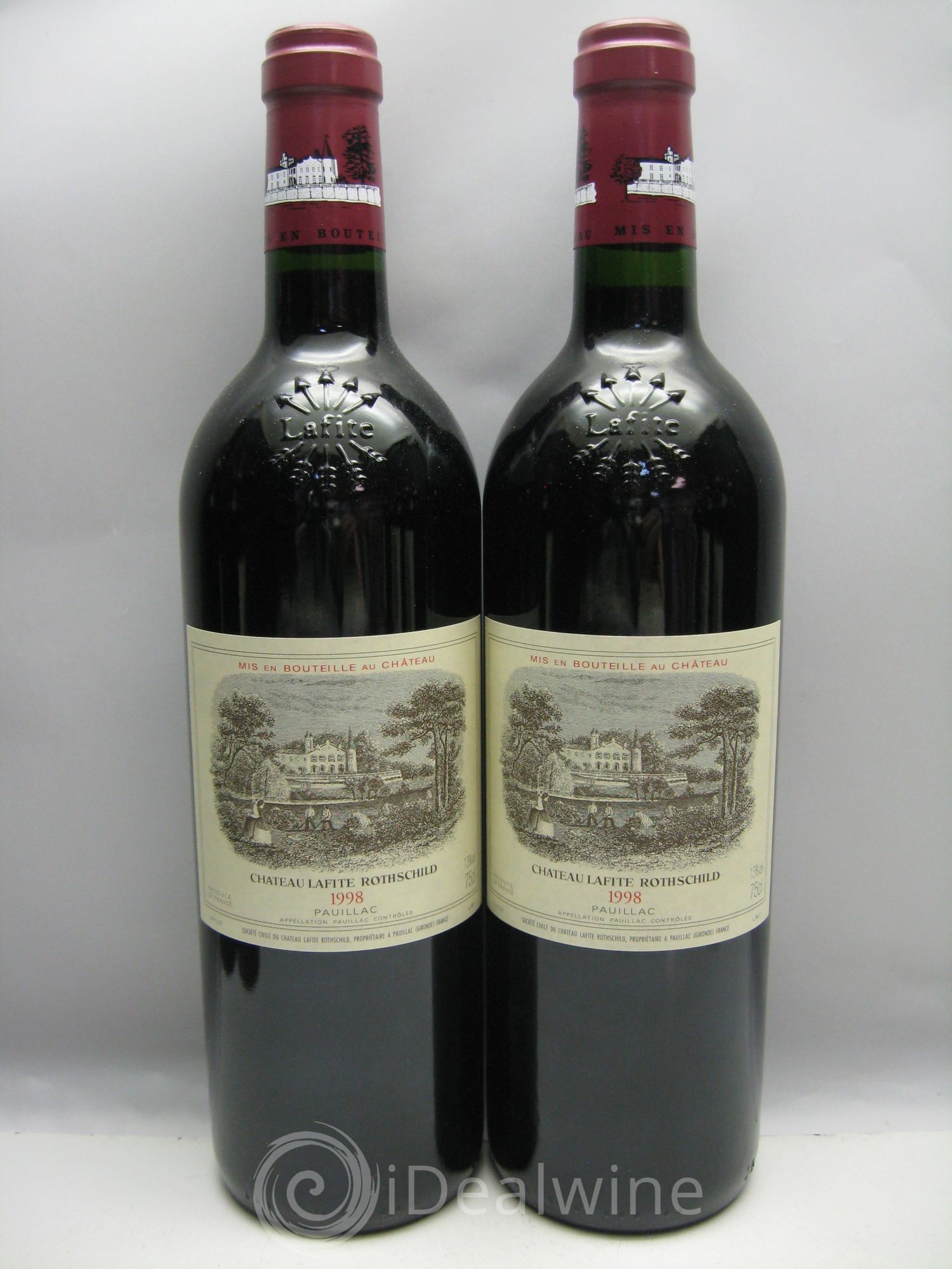 Château Lafite Rothschild 1er Grand Cru Classé 1998 - Lot de 12 bouteilles - 2