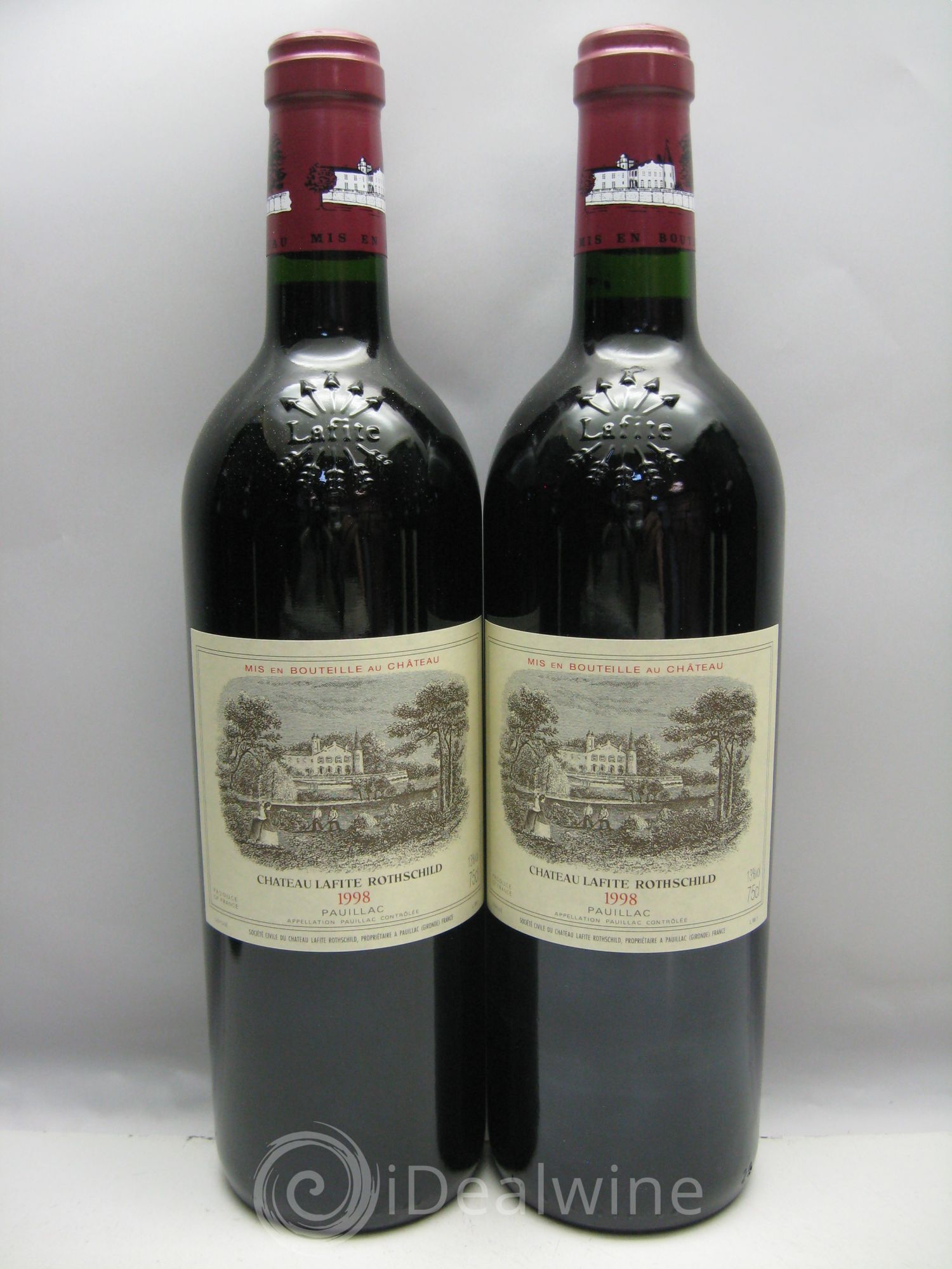 Château Lafite Rothschild 1er Grand Cru Classé 1998 - Lot de 12 bouteilles - 4